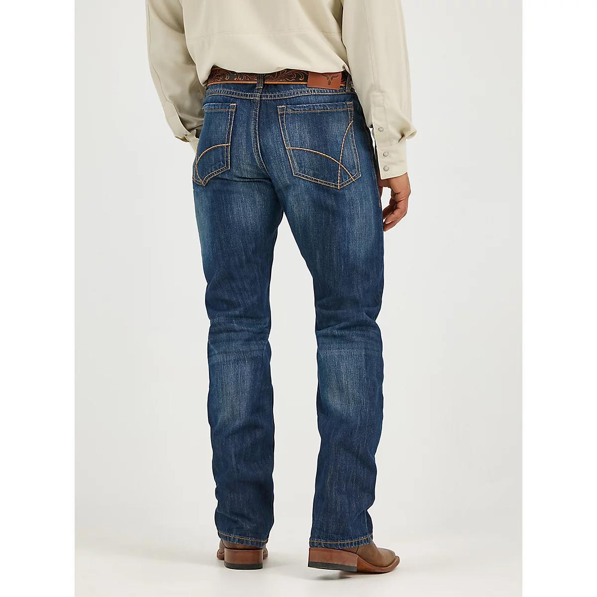 Men's Wrangler® 20X® No. 42 Vintage Bootcut Jean in River Denim Product Image