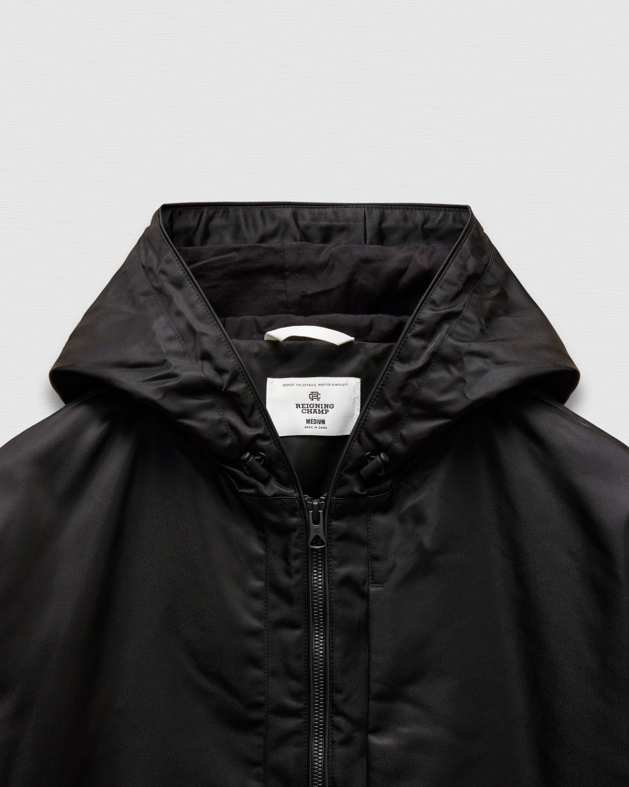 Nylon Twill Match Jacket Male Product Image