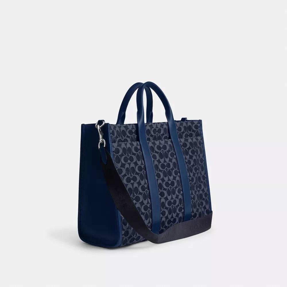 Wesley Tote In Signature Denim Product Image