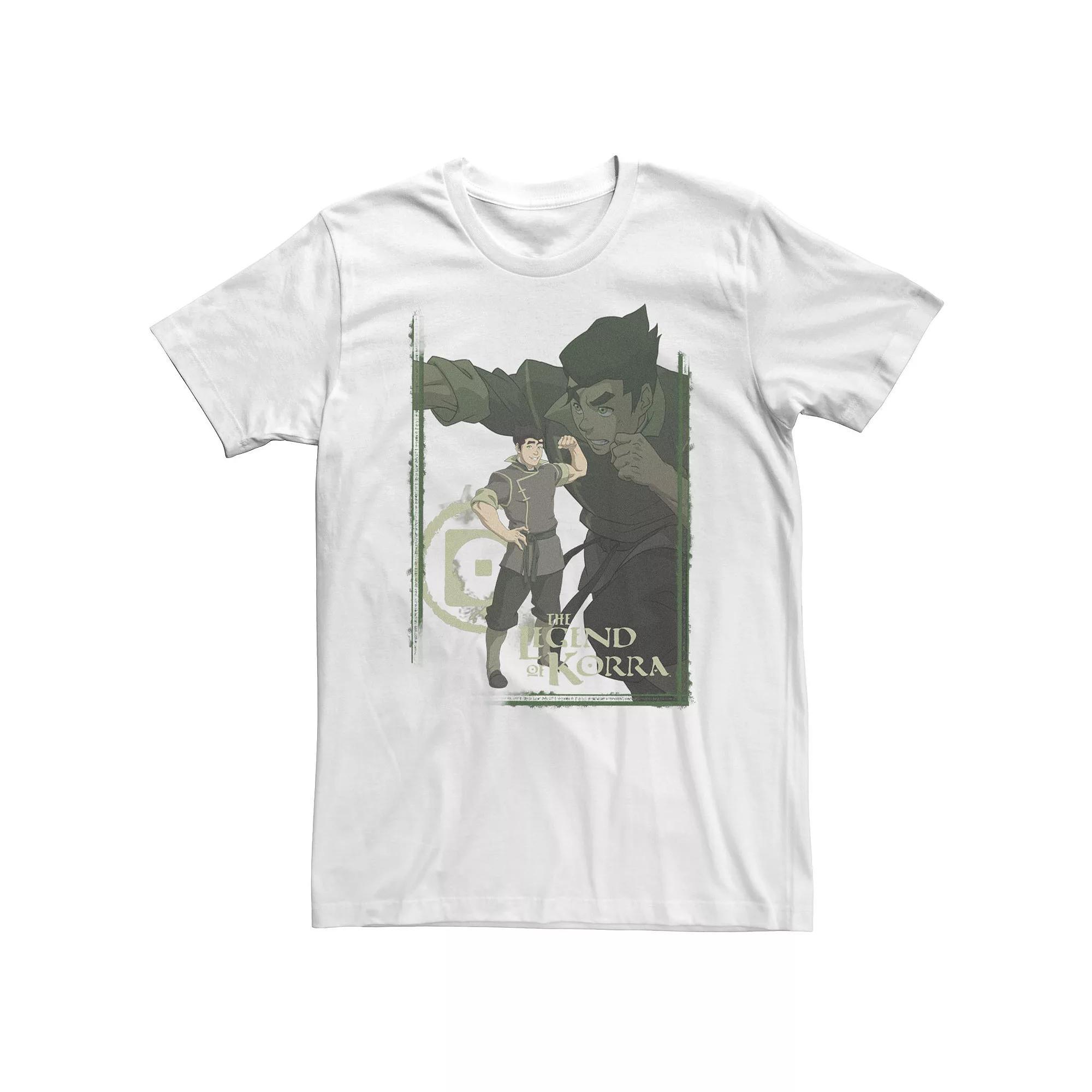 Big & Tall The Legend Of Korra Bolin Collage Poster Tee, Men's, Size: XXL Tall, White Product Image