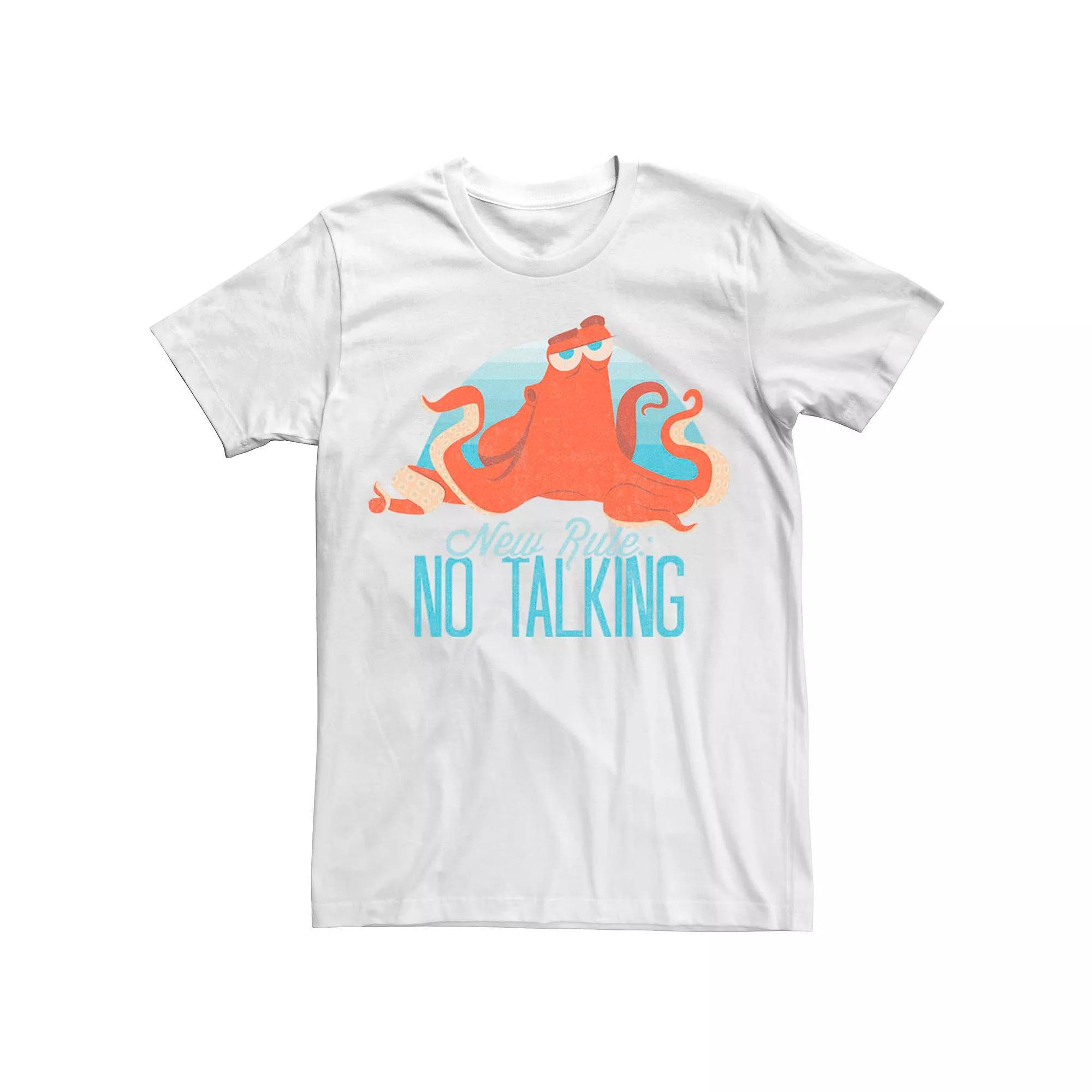 Men's Disney Pixar Finding Dory Hank No Talking Tee, Size: Large, White Product Image