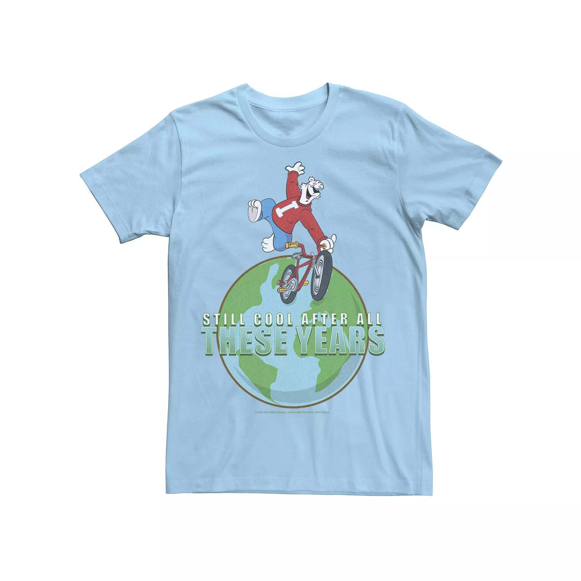 Men's ICEE Bear Rid Still Cool After All These Years Tee, Size: XXL, Light Blue Product Image