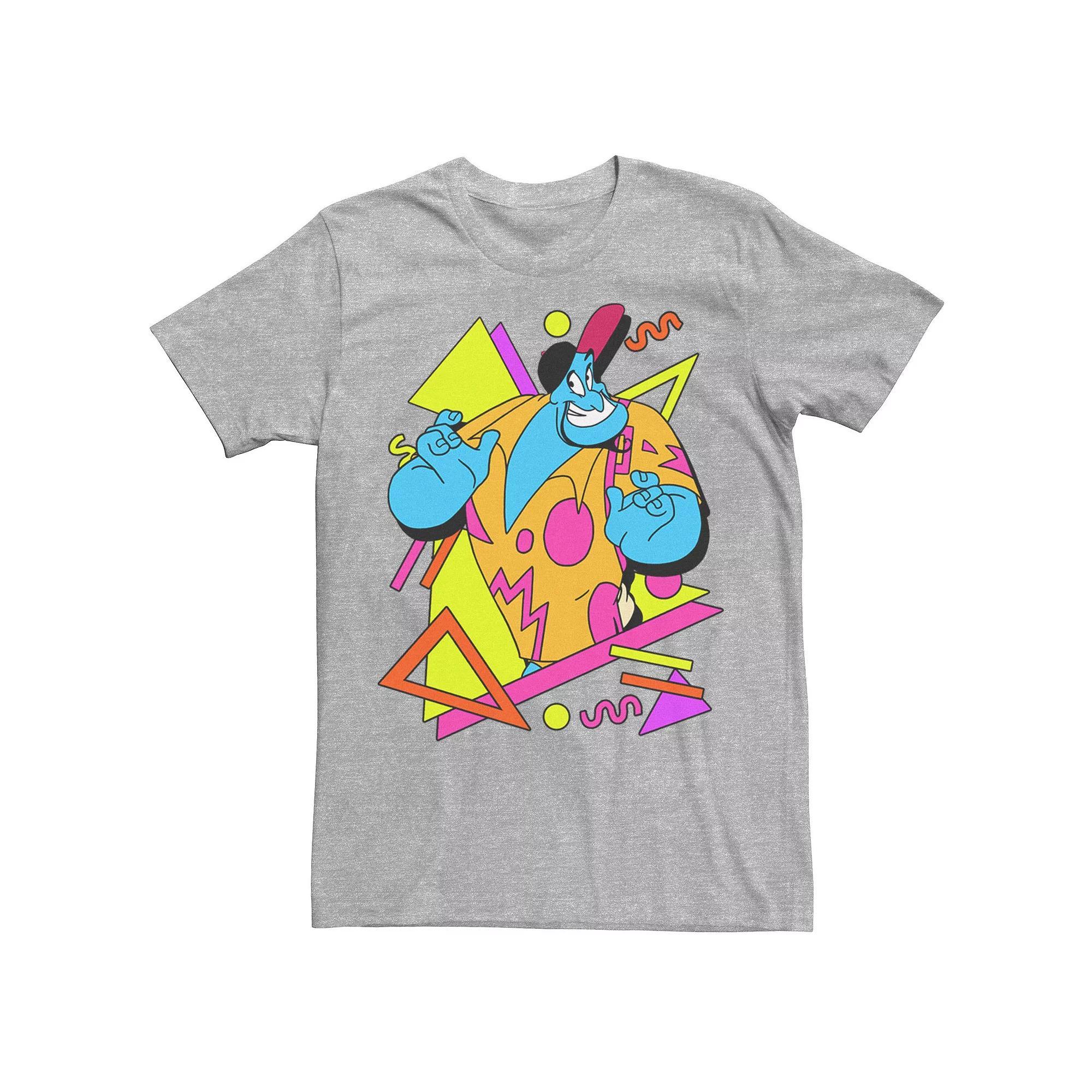 Disney's Aladdin Genie Men's Rad Retro Tee, Size: XXL, Athletic Grey Product Image