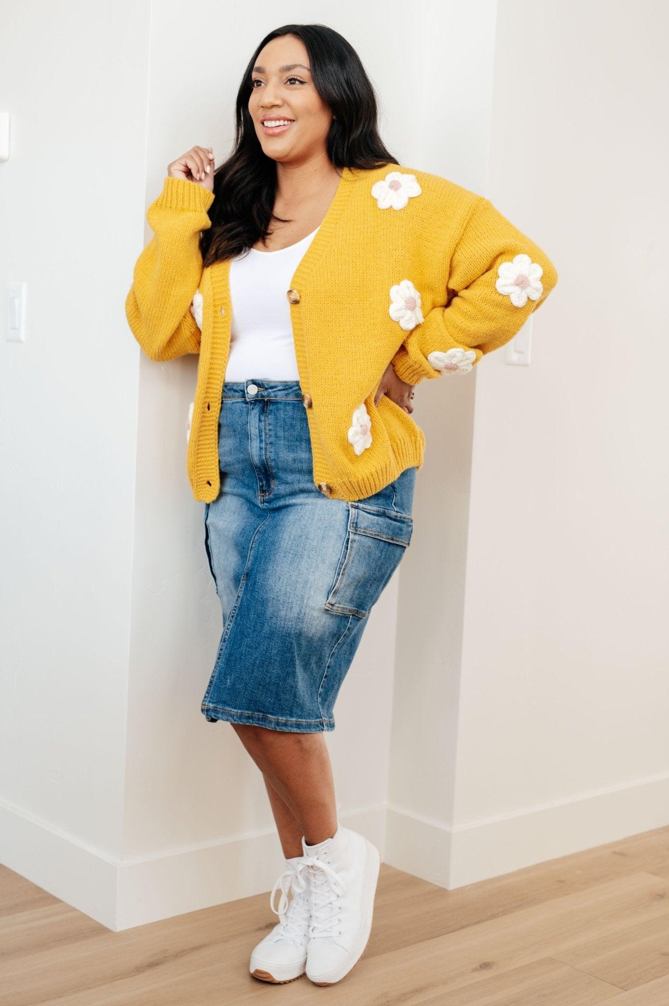 Always Be There Cargo Denim Skirt (Online Exclusive) Product Image
