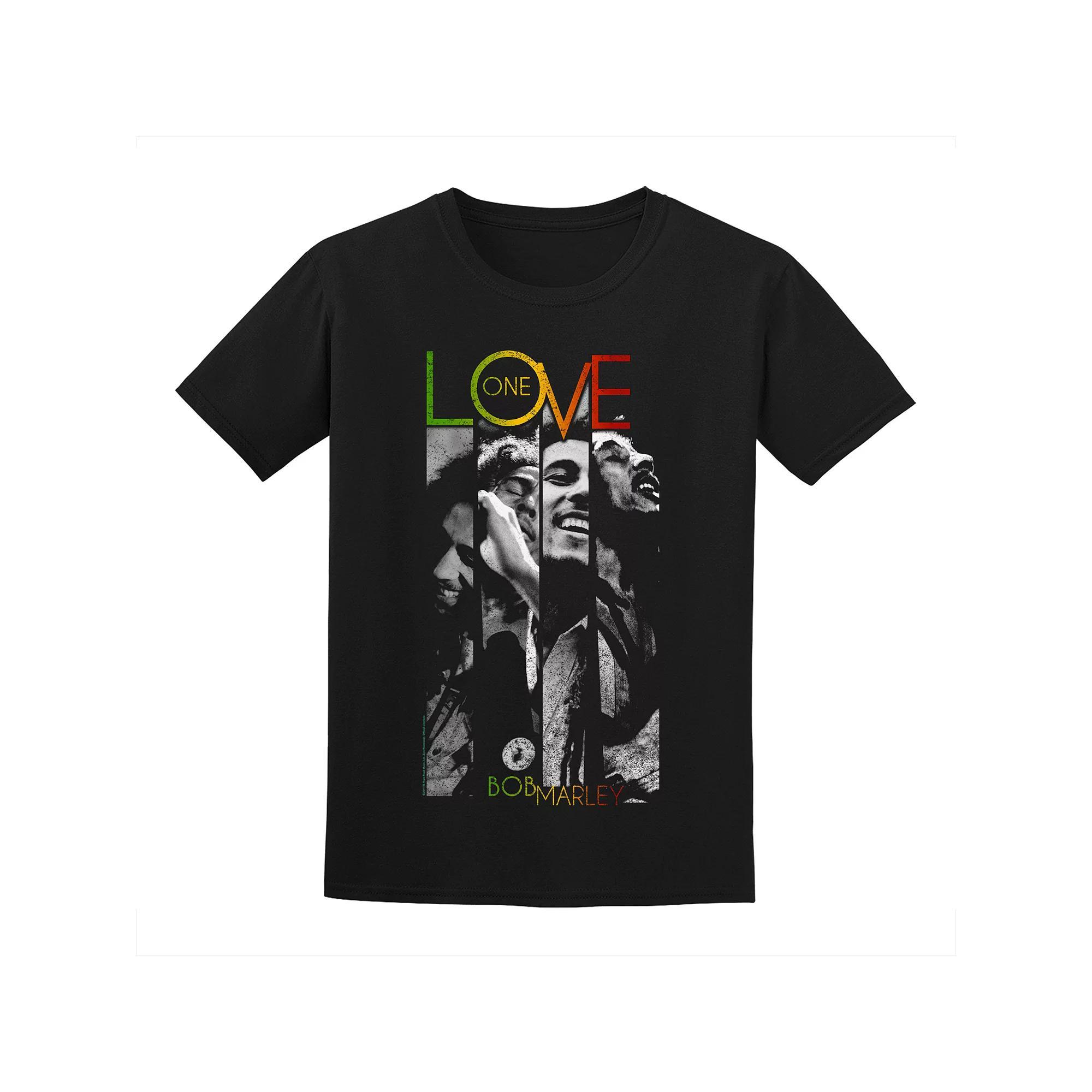 Men's Bob Marley Tee, Size: XL, Black Product Image
