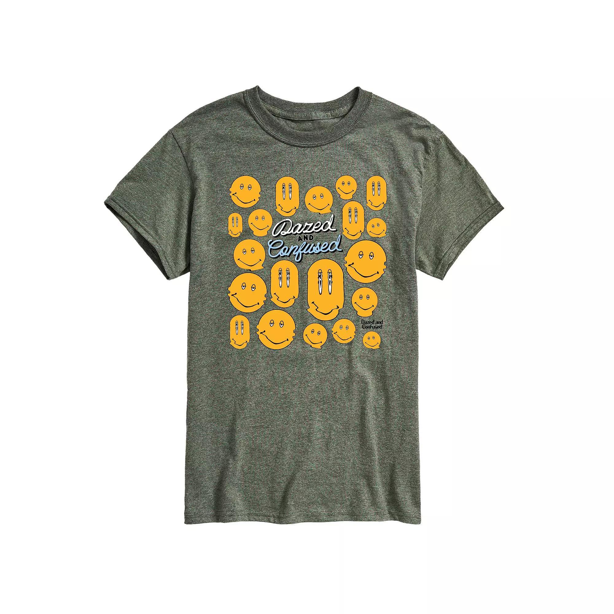 Mens Dazed and Confused Smiley Face Graphic Tee Product Image