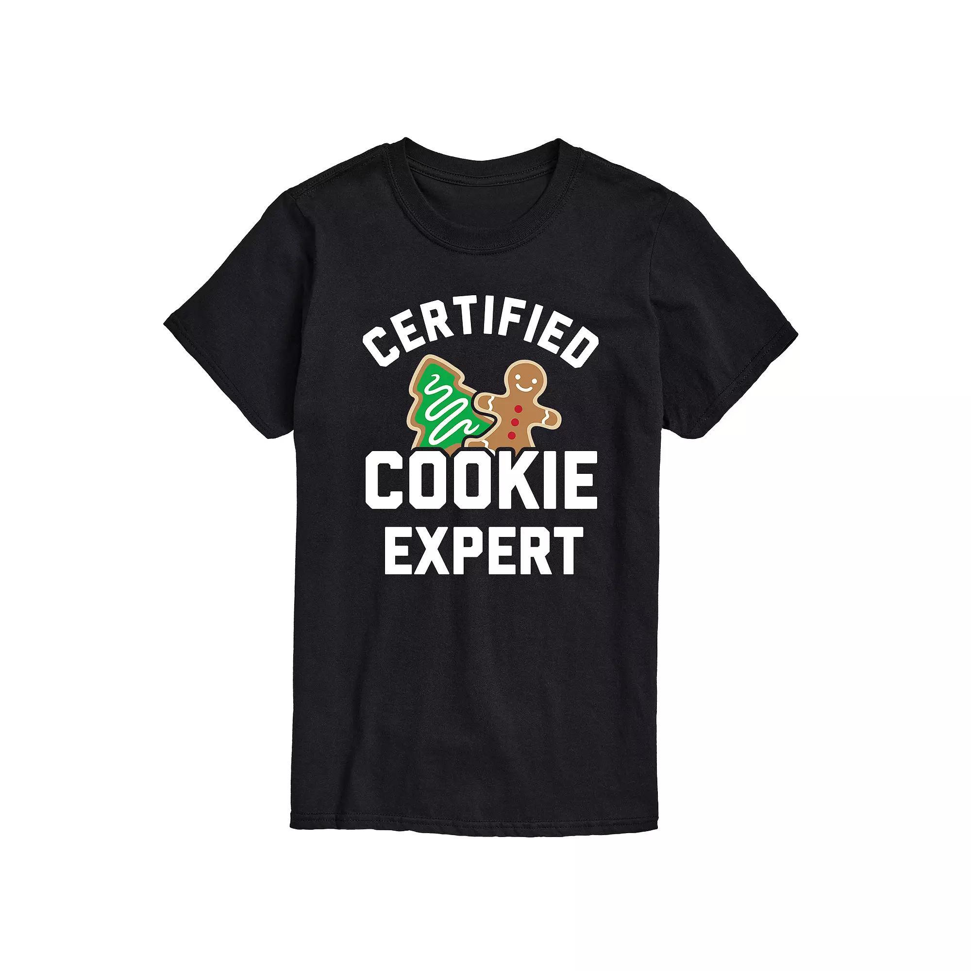 Big & Tall Certified Cookie Expert Tee, Mens Product Image