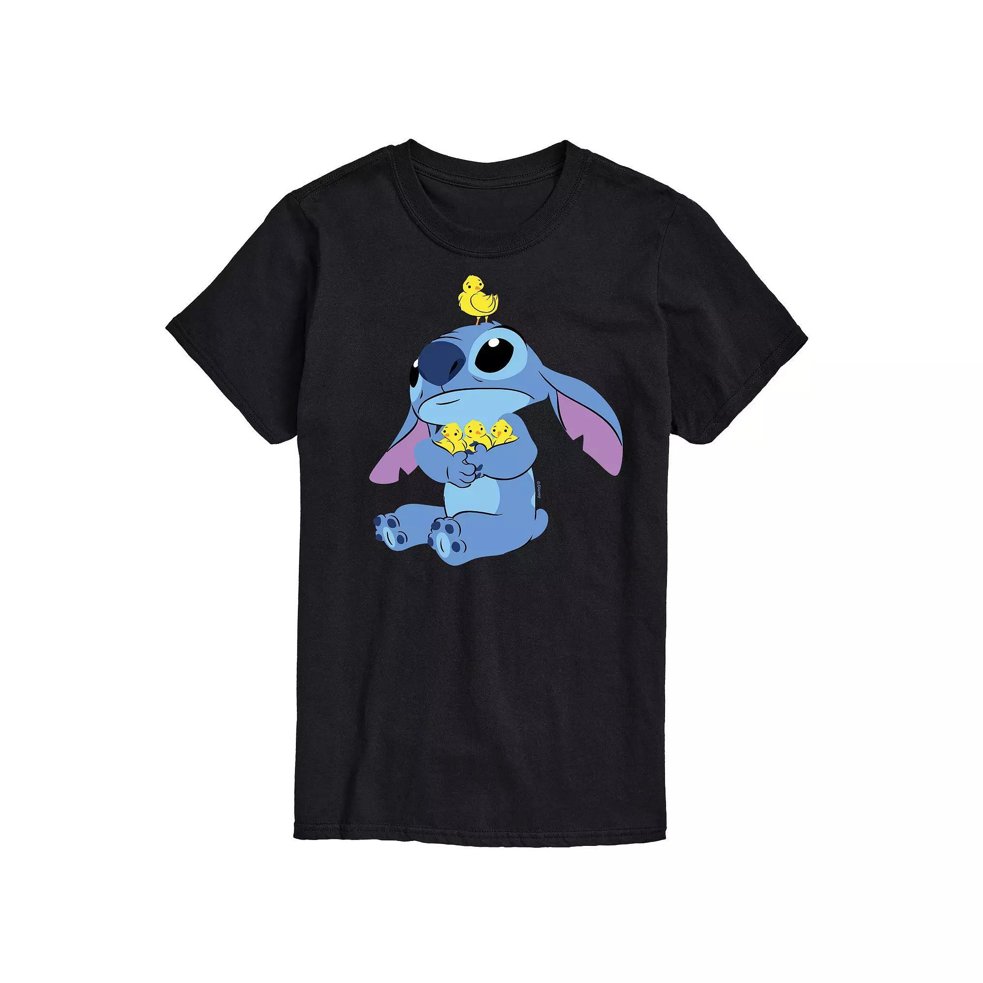 Disneys Lilo & Stitch Mens Stitch & Chicks Graphic Tee Product Image