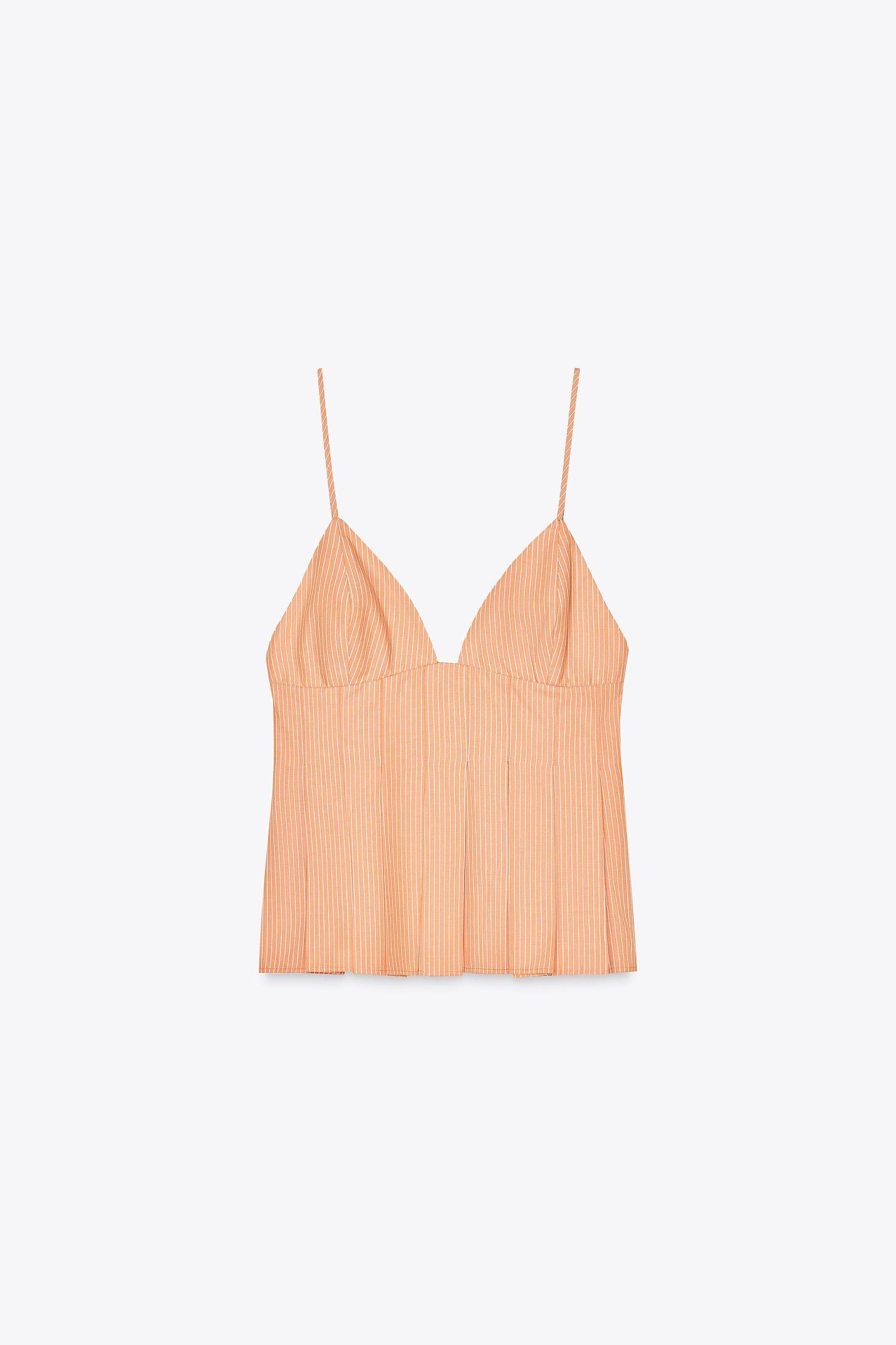 STRIPED POPLIN TOP Product Image