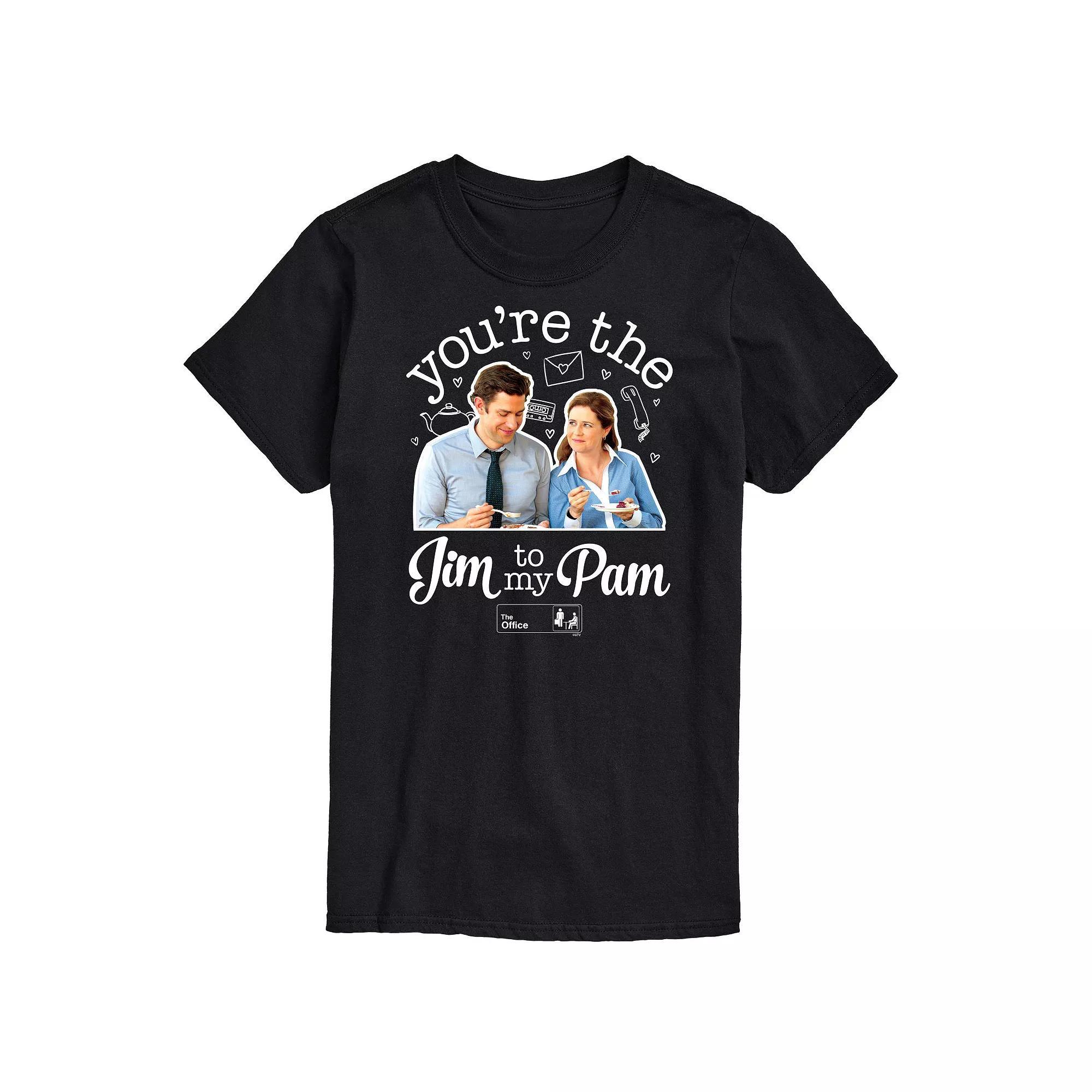 Mens The Office Jim To My Pam Tee Product Image
