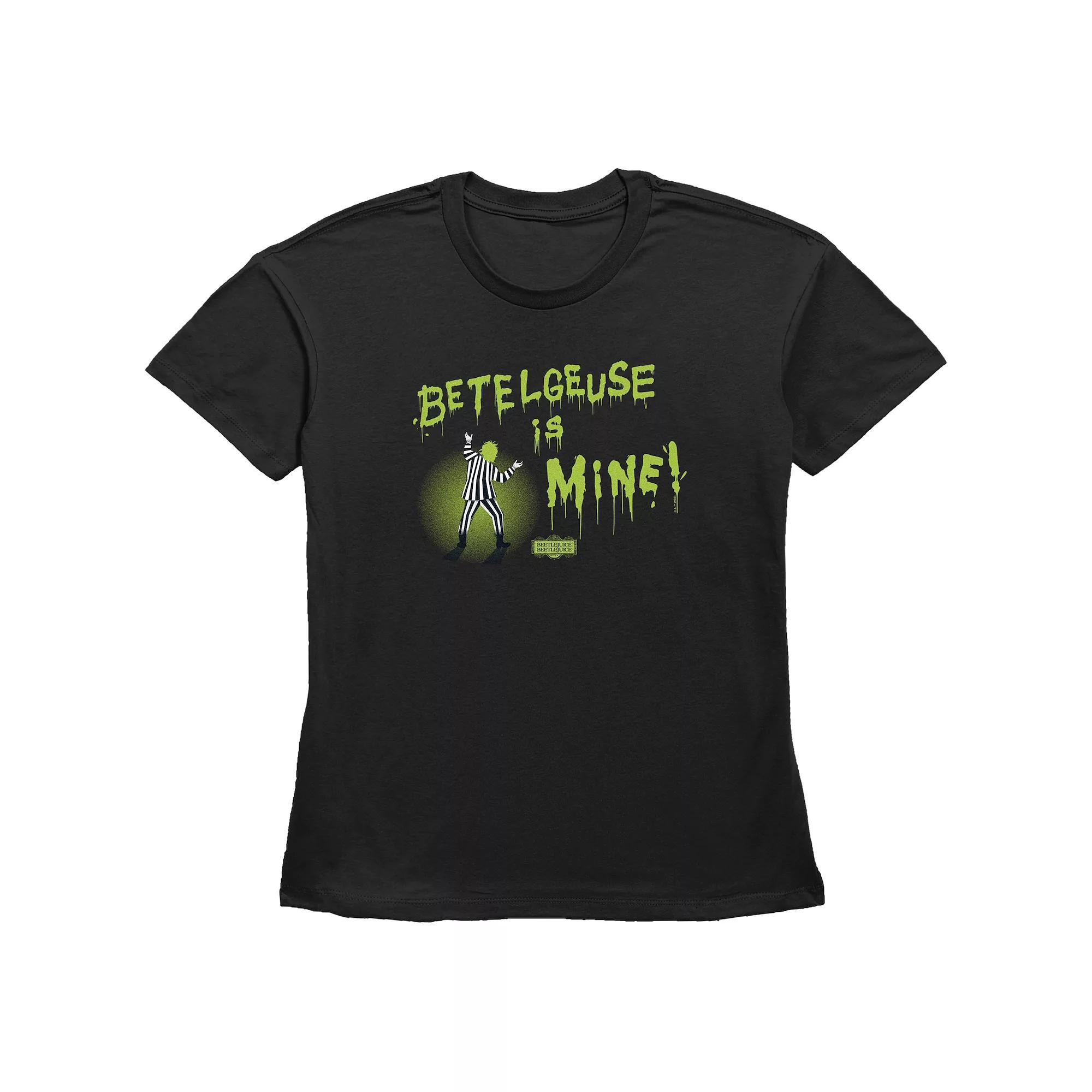 Women's Beetlejuice 2 Betelgeuse Is Mine Graphic Tee, Size: XS, Black Product Image