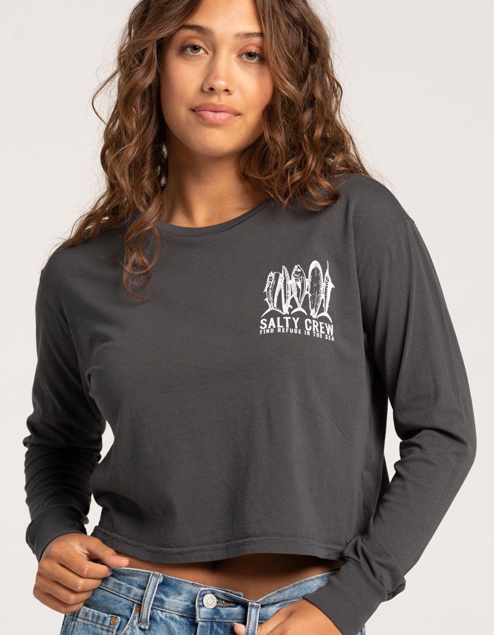 SALTY CREW Lateral Line Womens Crop Tee Product Image