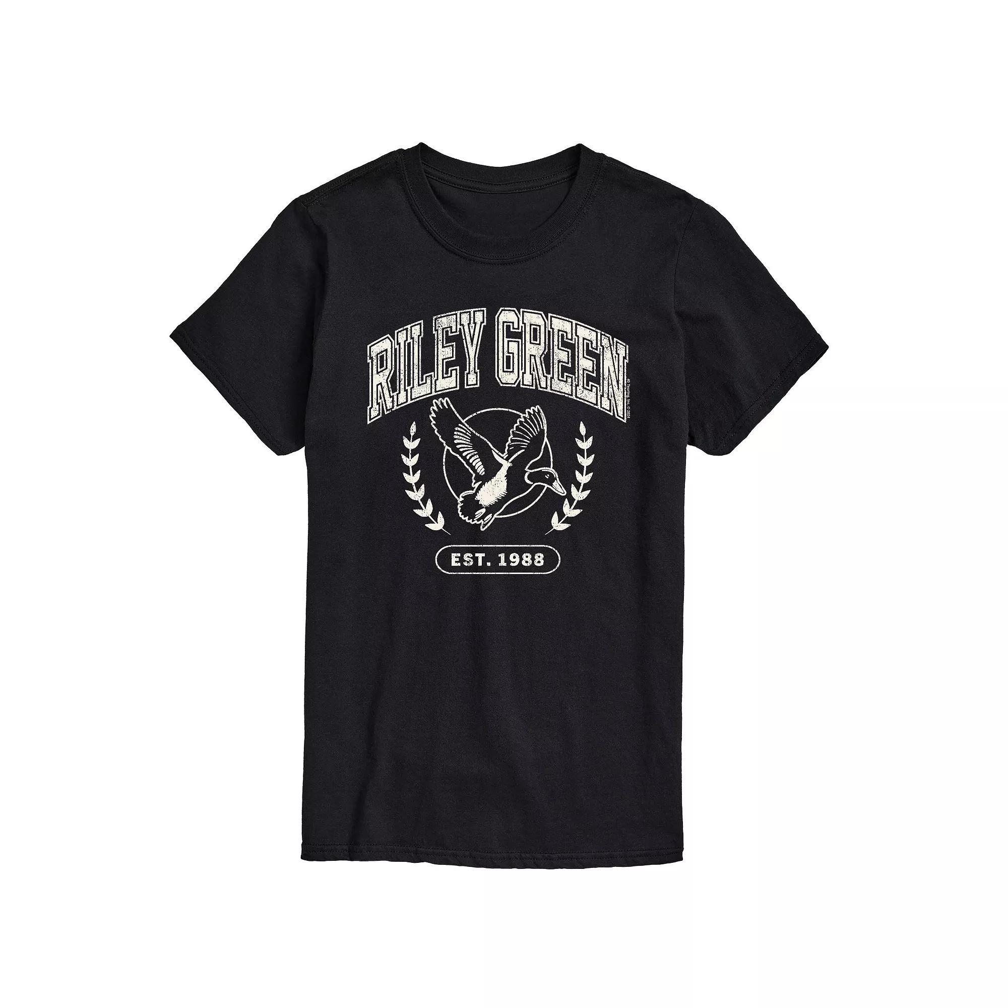 Big & Tall Riley Green Collegiate Graphic Tee, Mens Product Image
