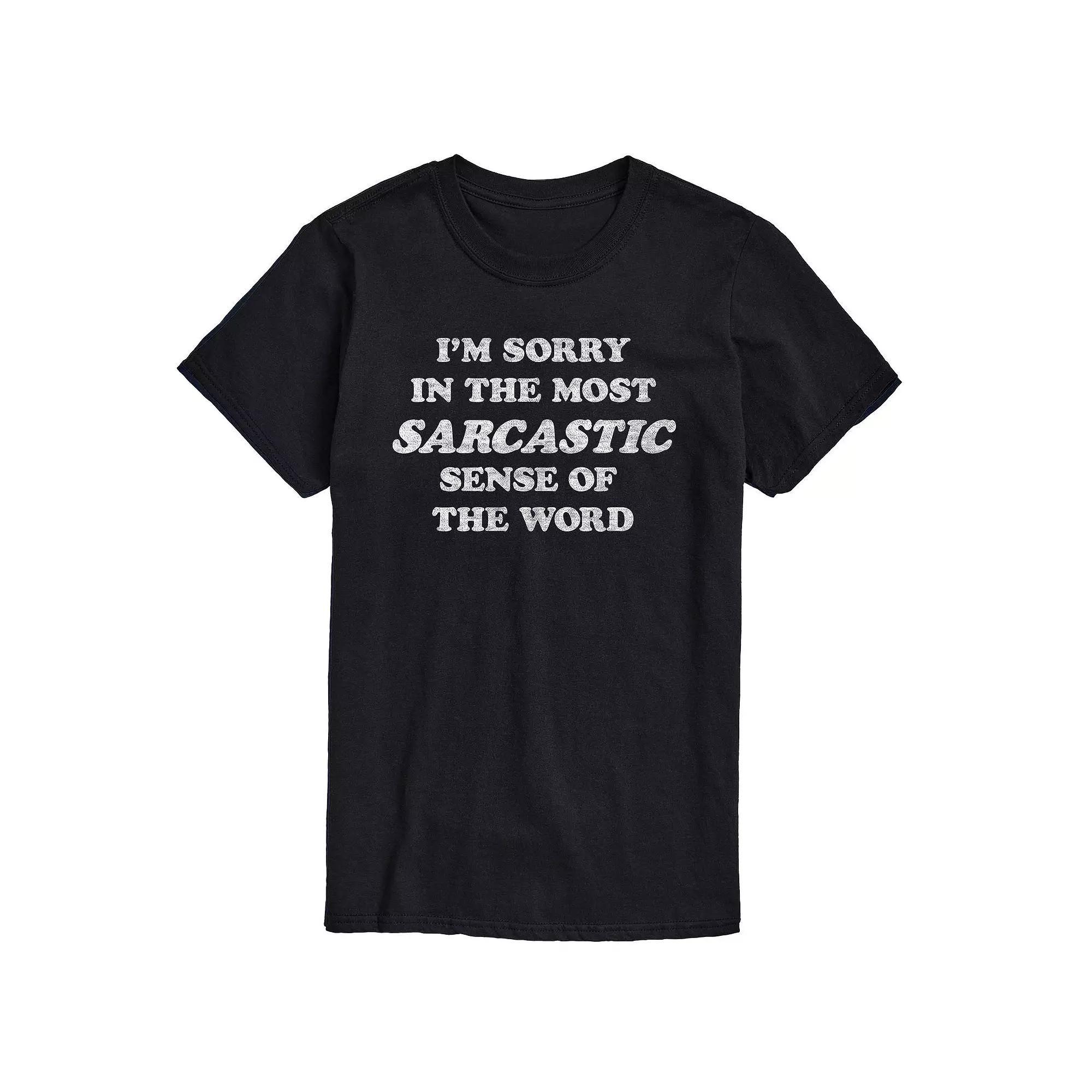 Big & Tall Im Sorry Sarcastic Graphic Tee, Mens Product Image