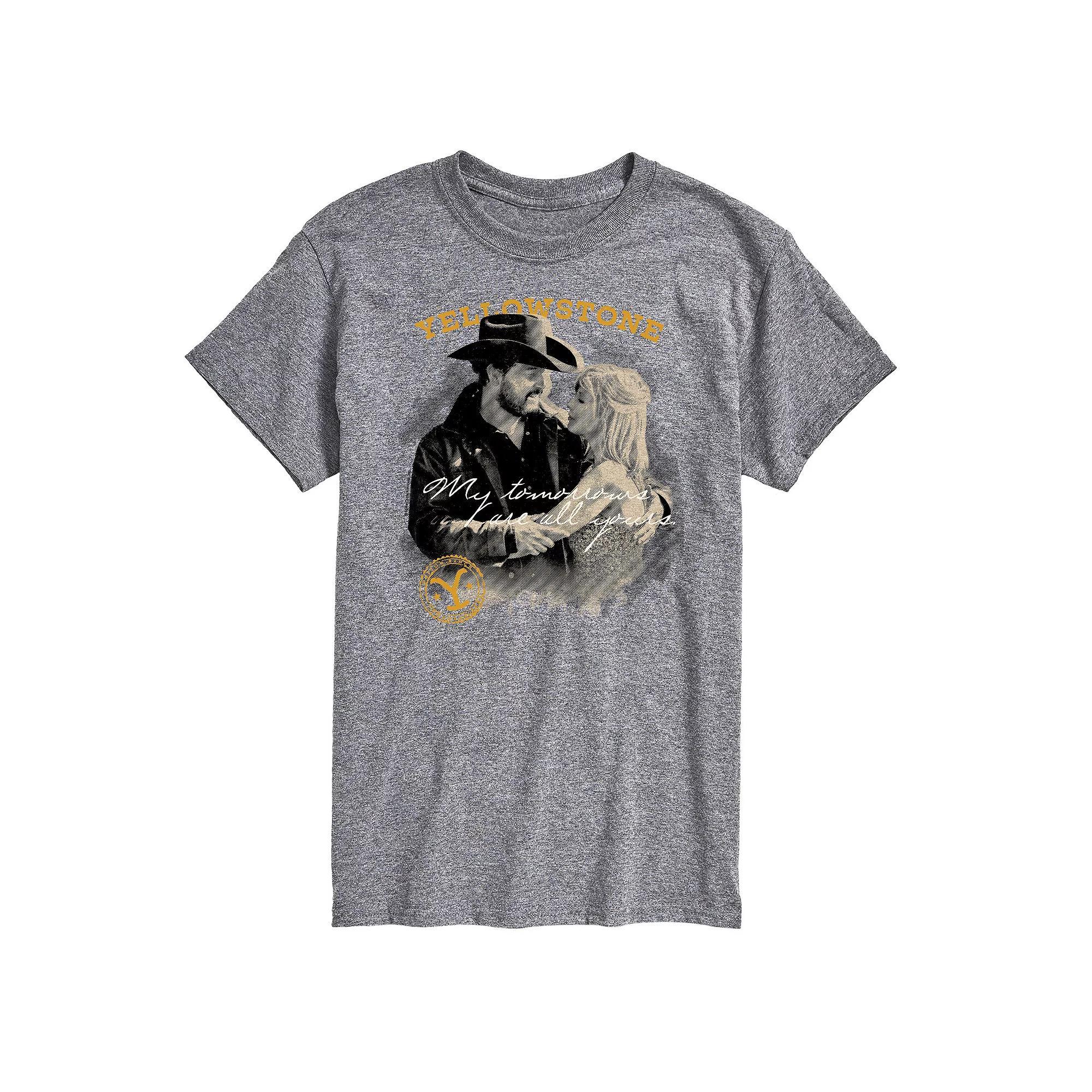 Big & Tall Yellowstone My Tomorrows Graphic Tee, Mens Product Image