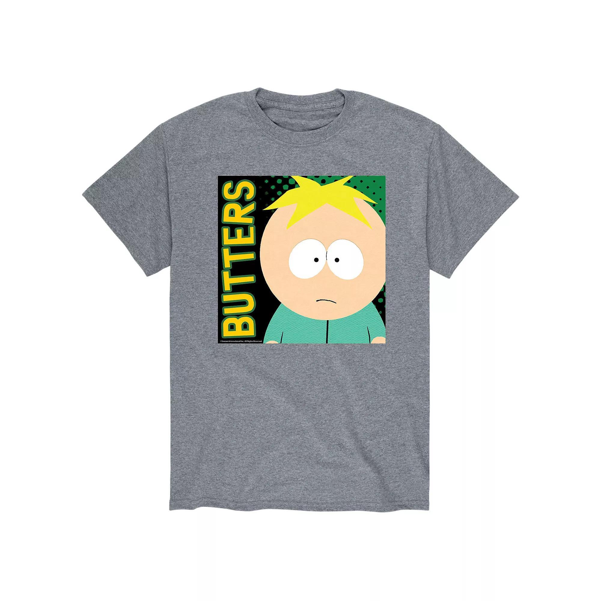 Men's South Park Butters Tee, Size: XXL, Athletic Grey Product Image