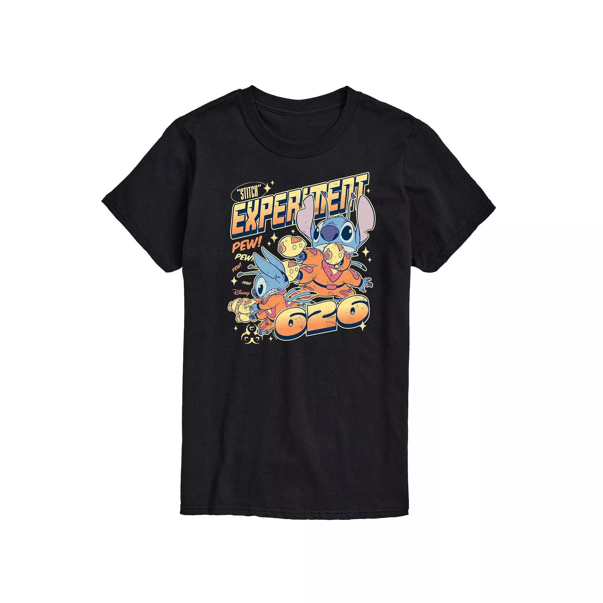 Disney's Lilo & Stitch Men's Experiment 626 Graphic Tee, Size: XL, Grey Gray Product Image