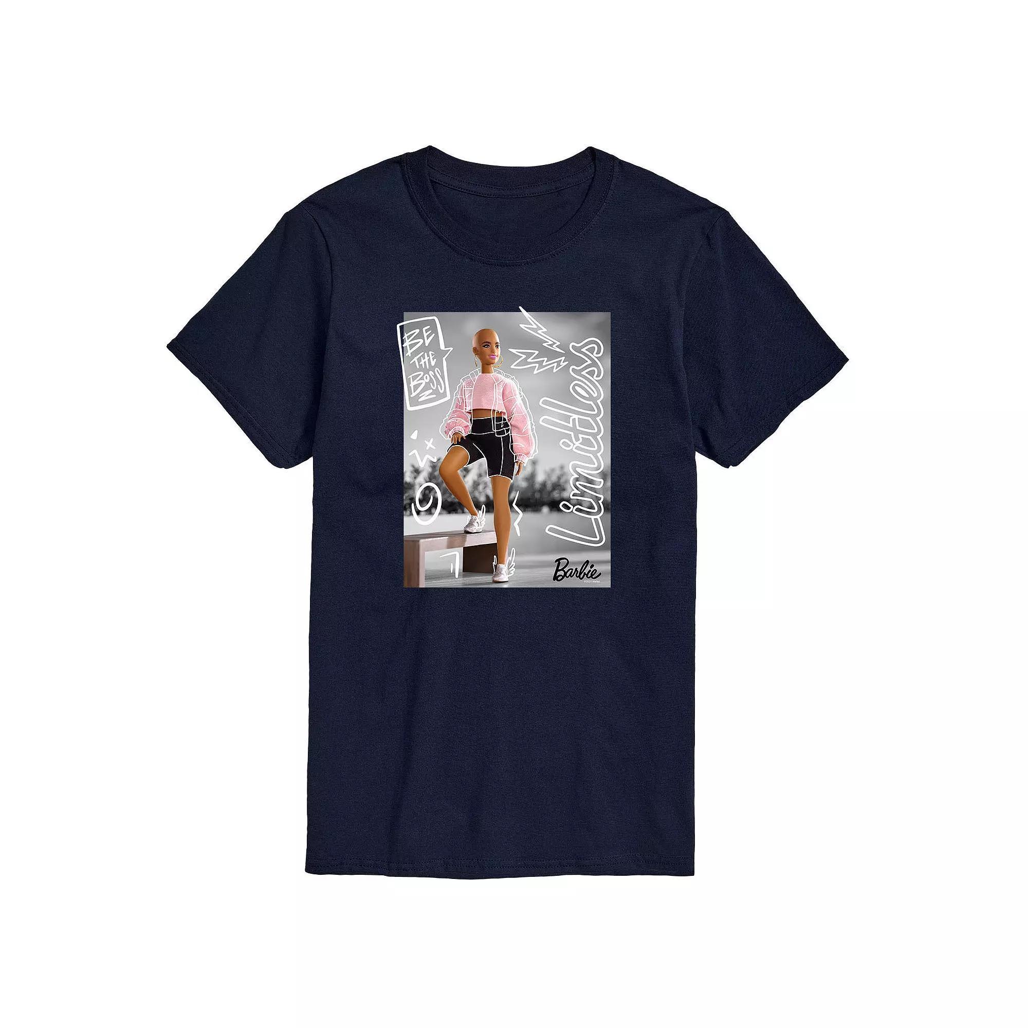 Mens Barbie Limitless Graphic Tee Blue Product Image