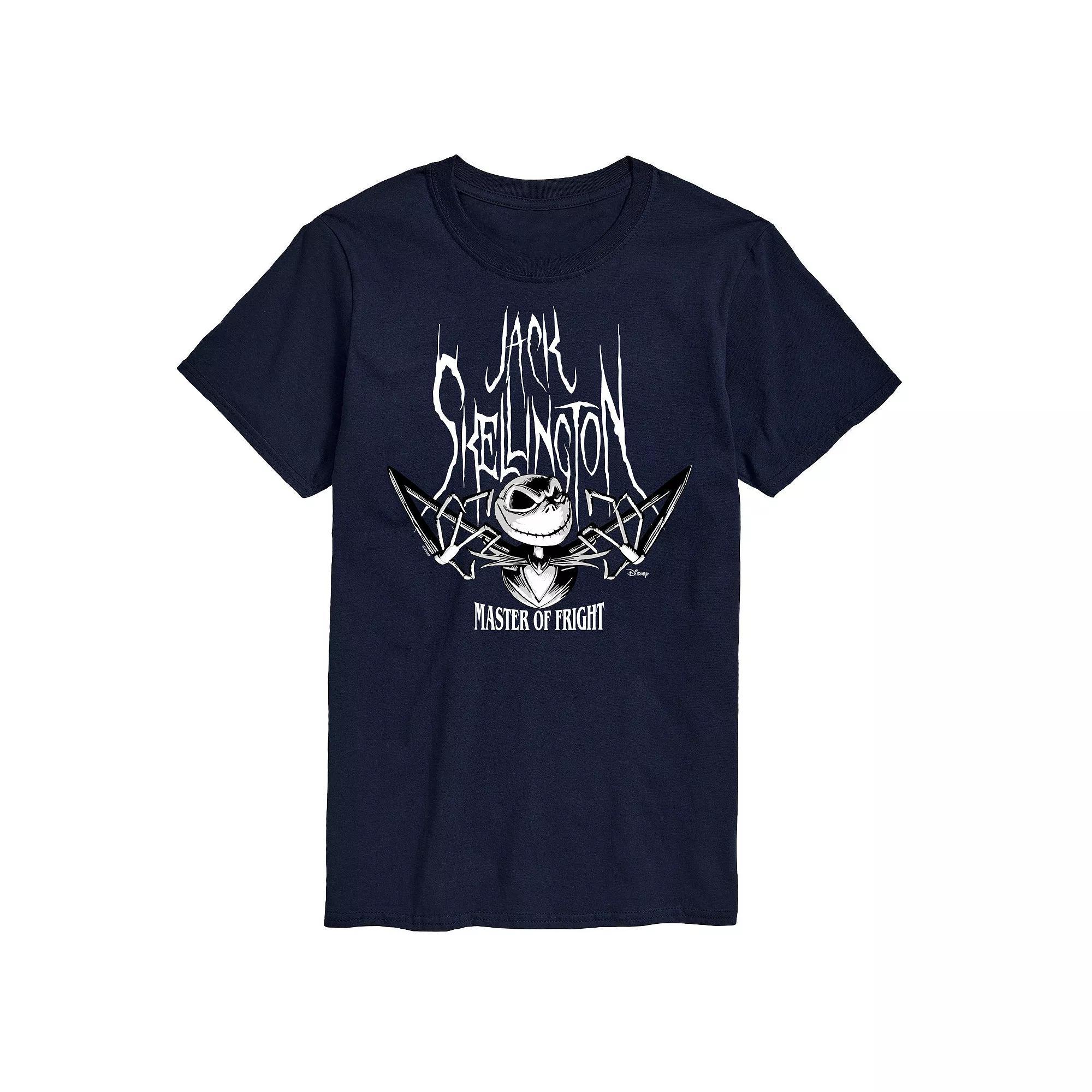Disneys The Nightmare Before Christmas Jack Skellington Mens Master of Fright Graphic Tee Product Image