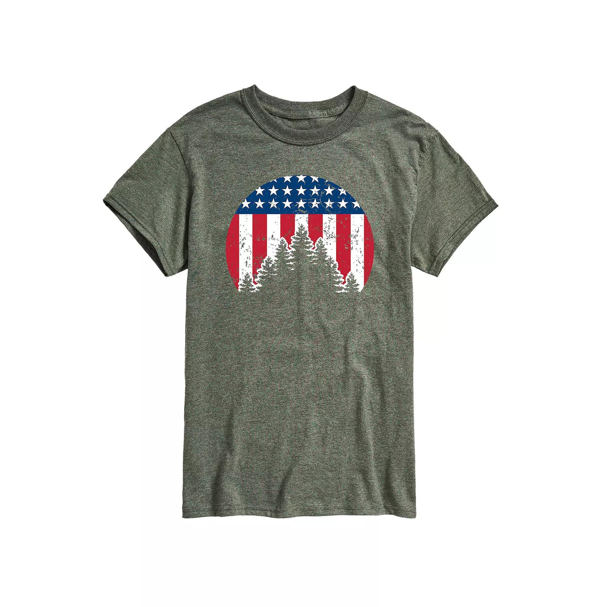 Mens American Outdoor Graphic Tee Product Image