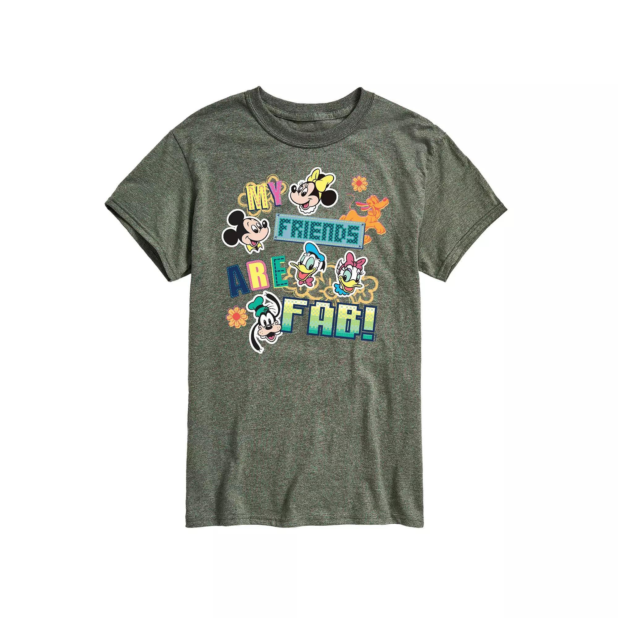 Disneys Mens Friends Are Fab Graphic Tee Product Image