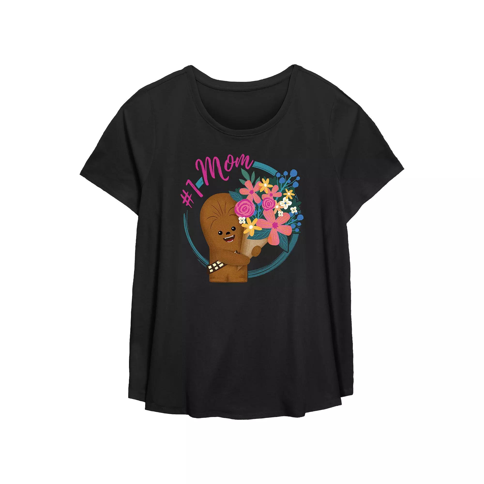 Missy Plus Size New Year Same Mess Flowy Tee, Girl's, Size: 0X, Black Product Image