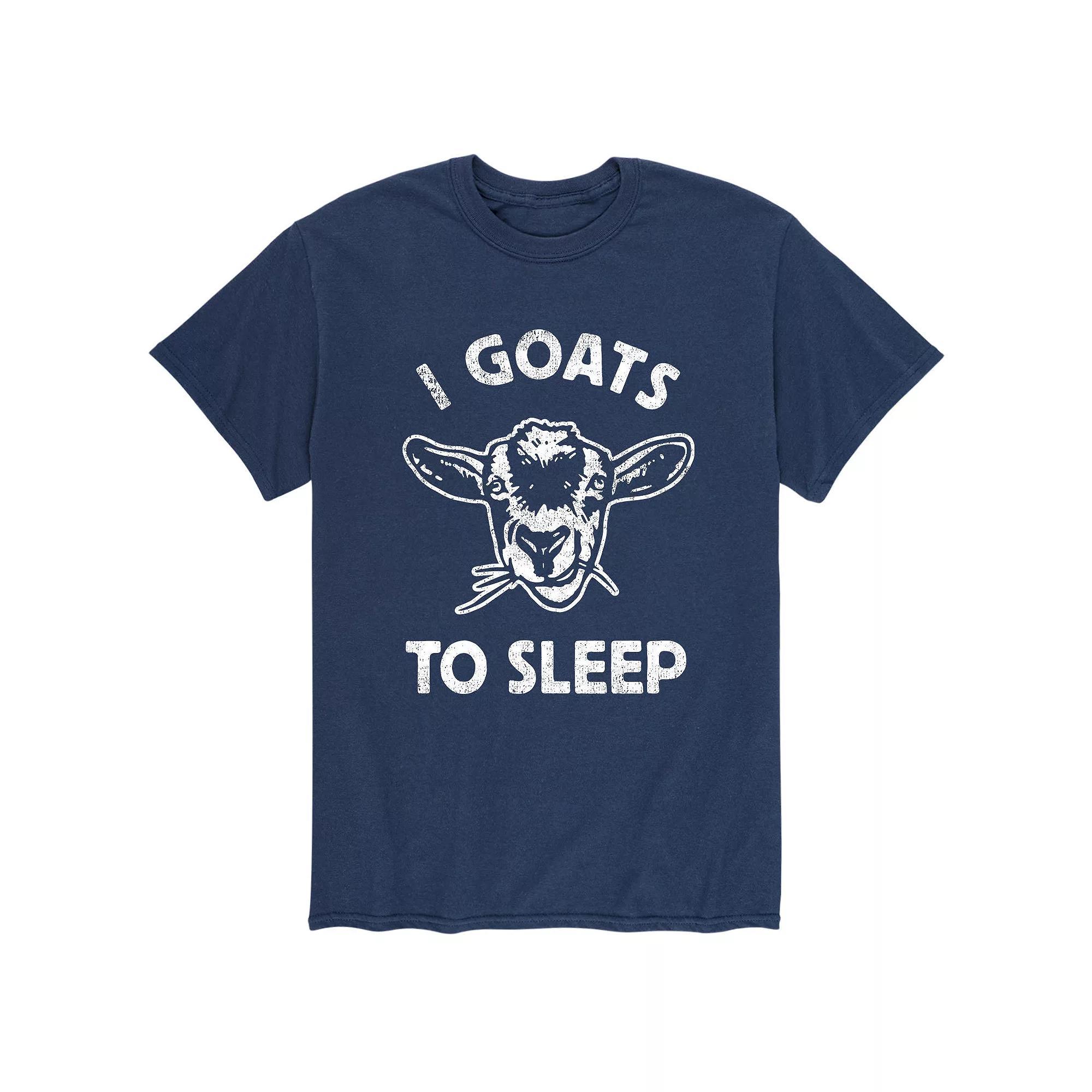 Men's I Goats To Sleep Tee, Size: XXL, Blue Product Image