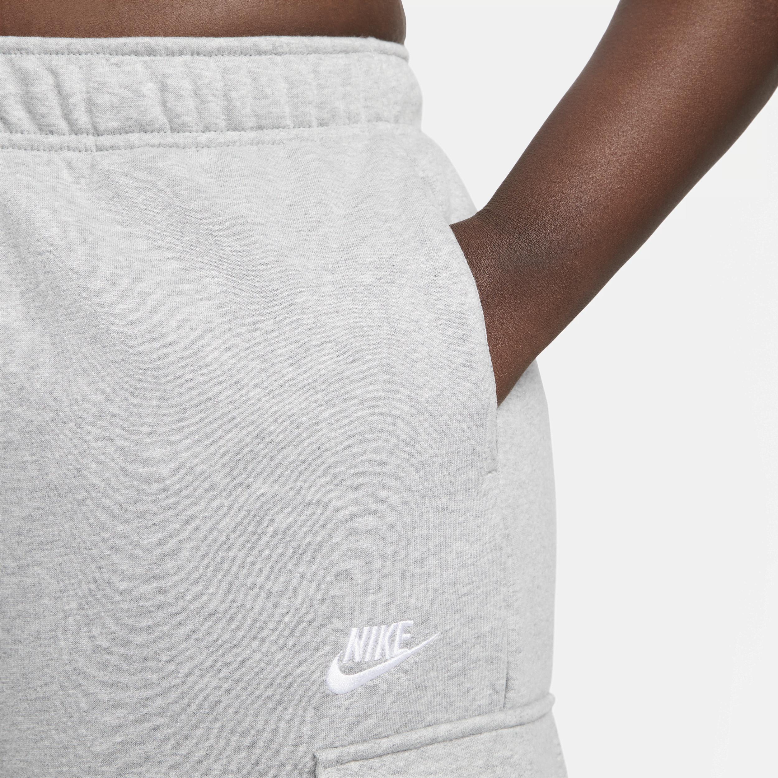 Plus Size Nike Sportswear Club Fleece Cargo Pants, Womens Gray Grey Product Image