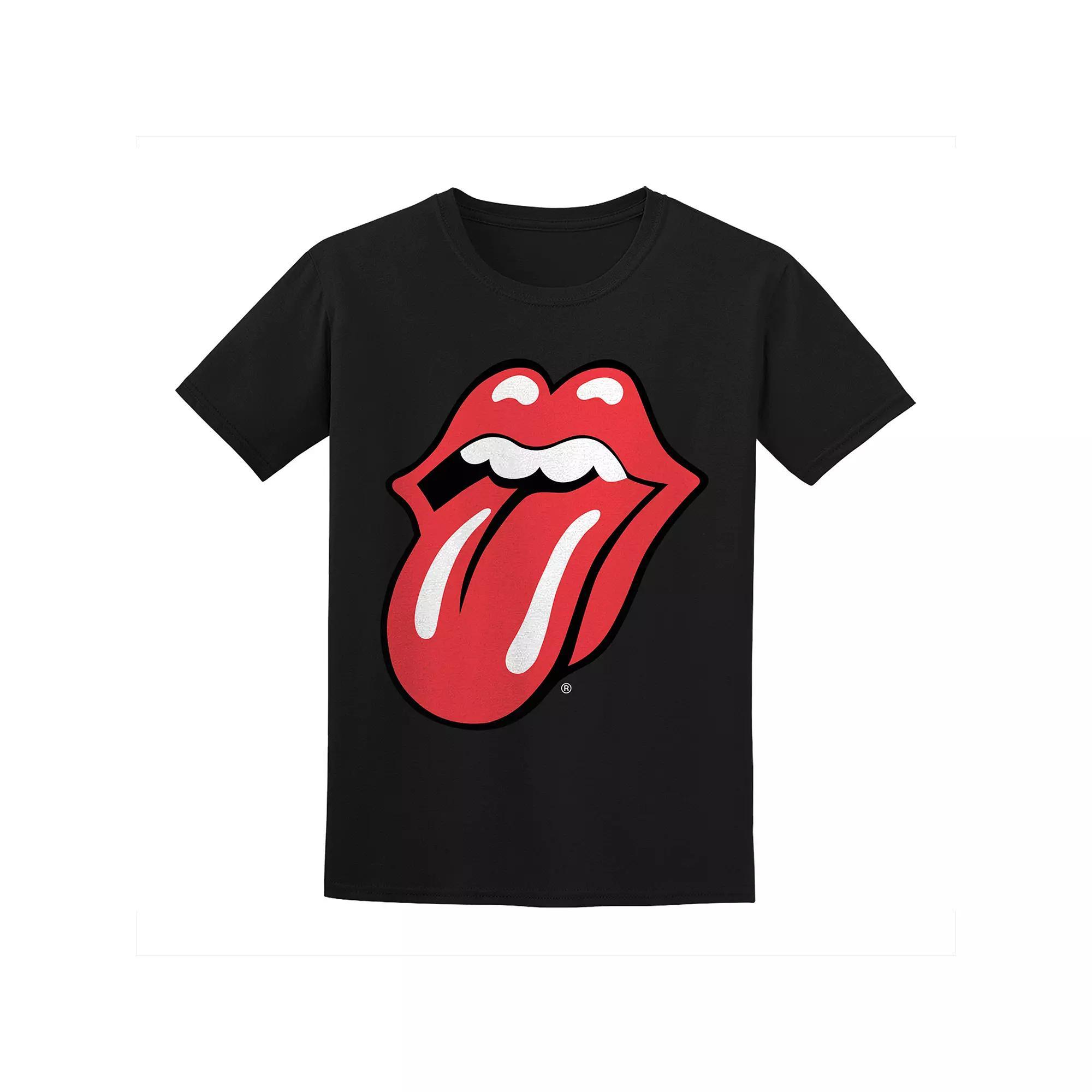 Men's Rolling Stones Tongue Tee, Size: XL, Black Product Image