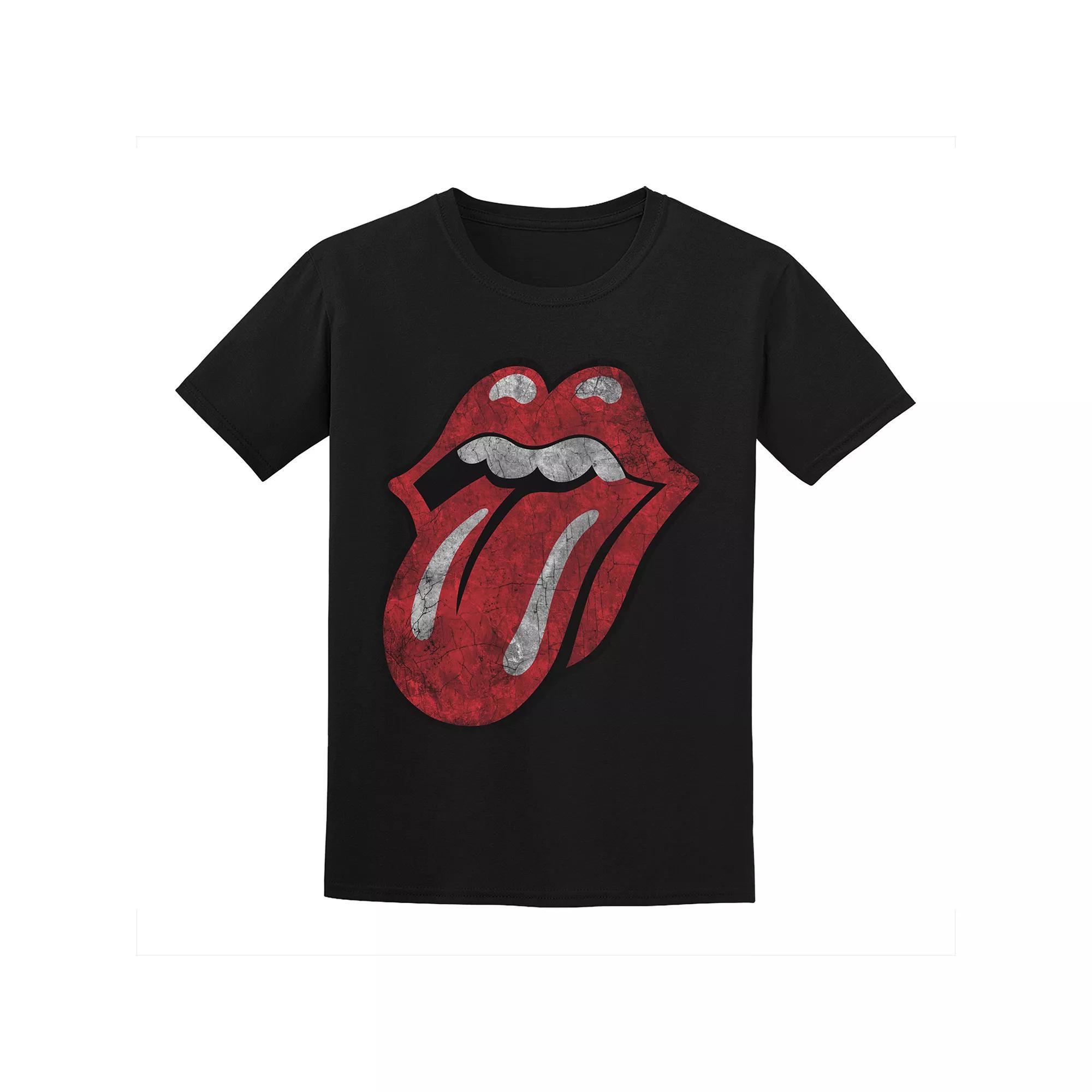 Men's Rolling Stones Tongue Tee, Size: Medium, Black Product Image