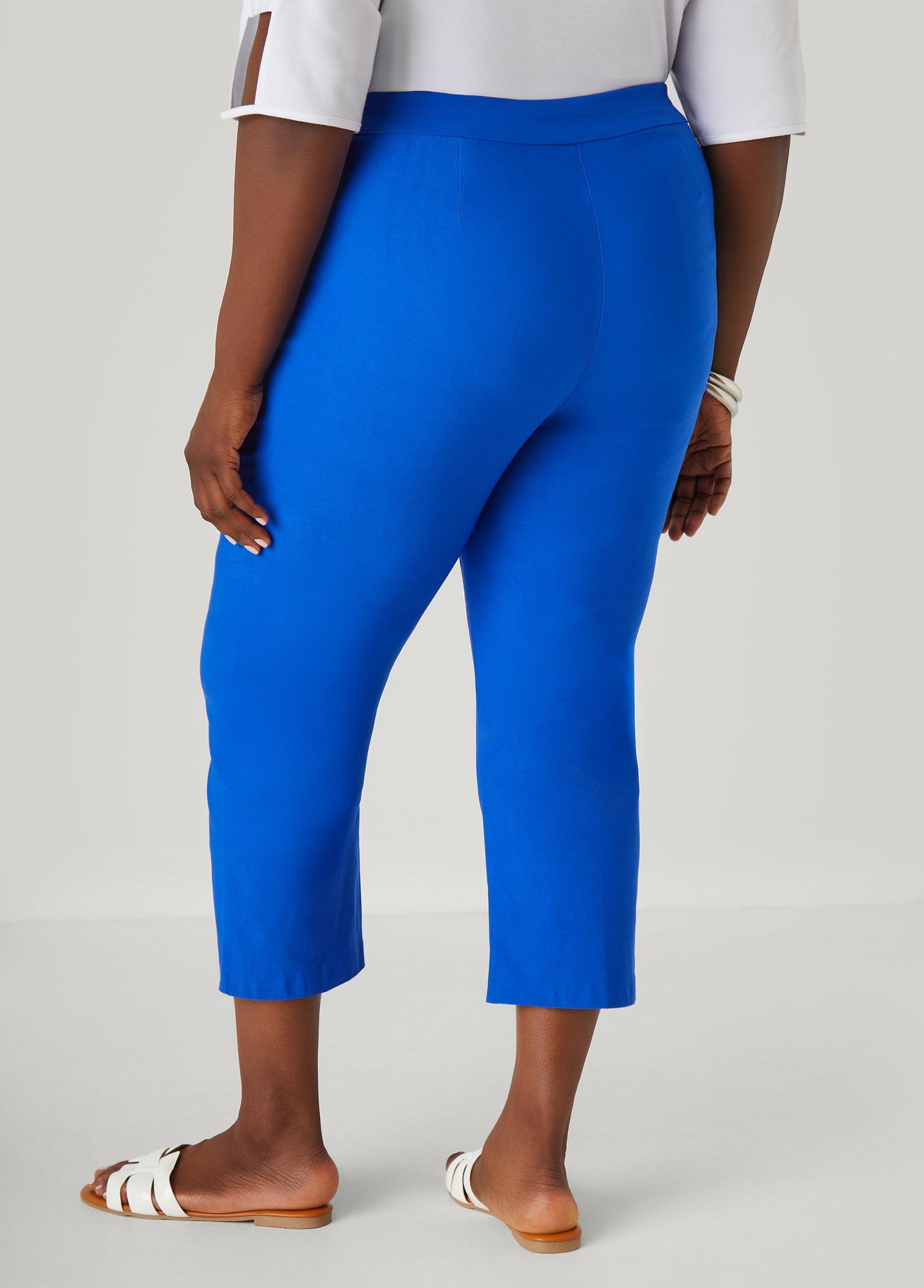 Mid Rise Pull On Capris Product Image
