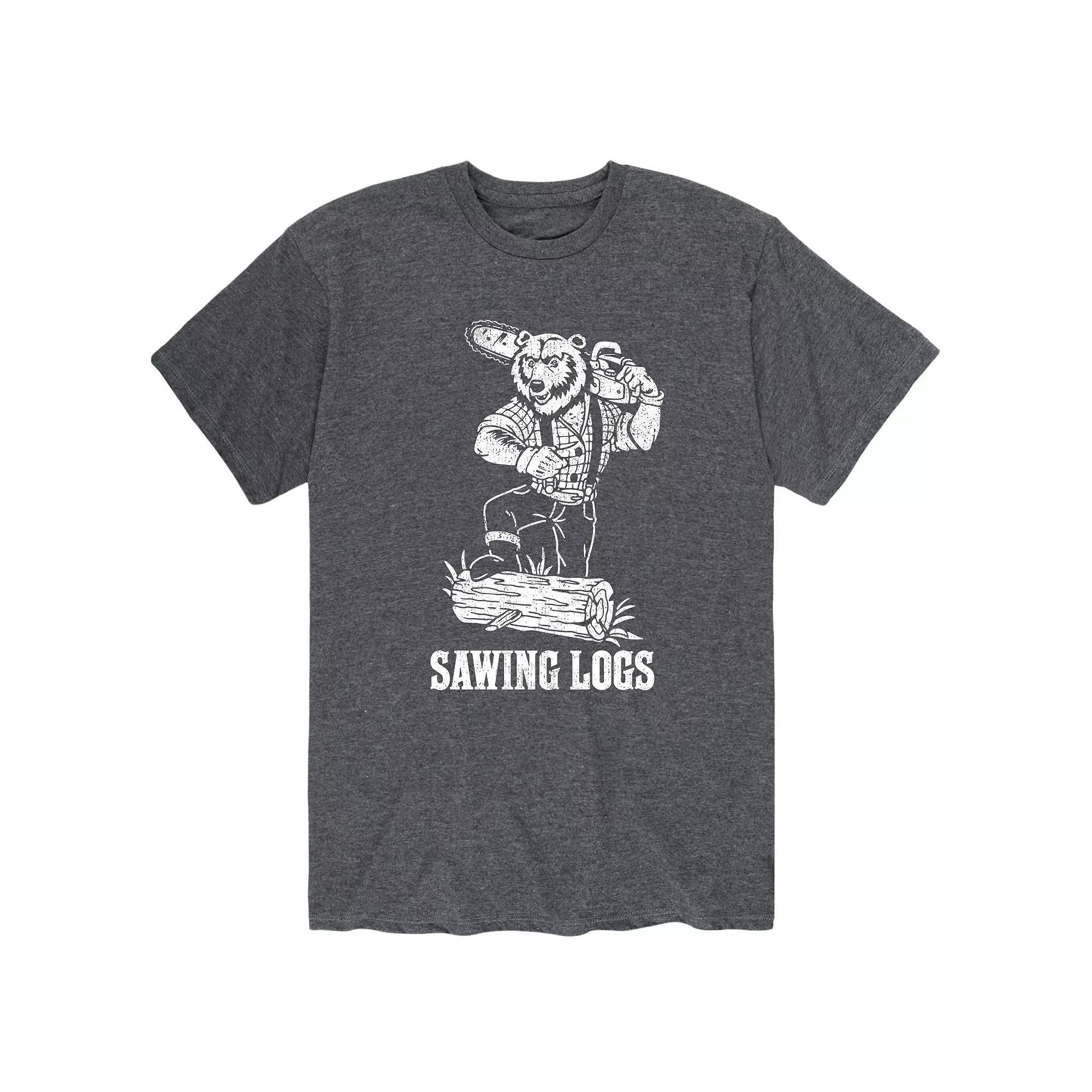 Mens Sawing Logs Tee Product Image