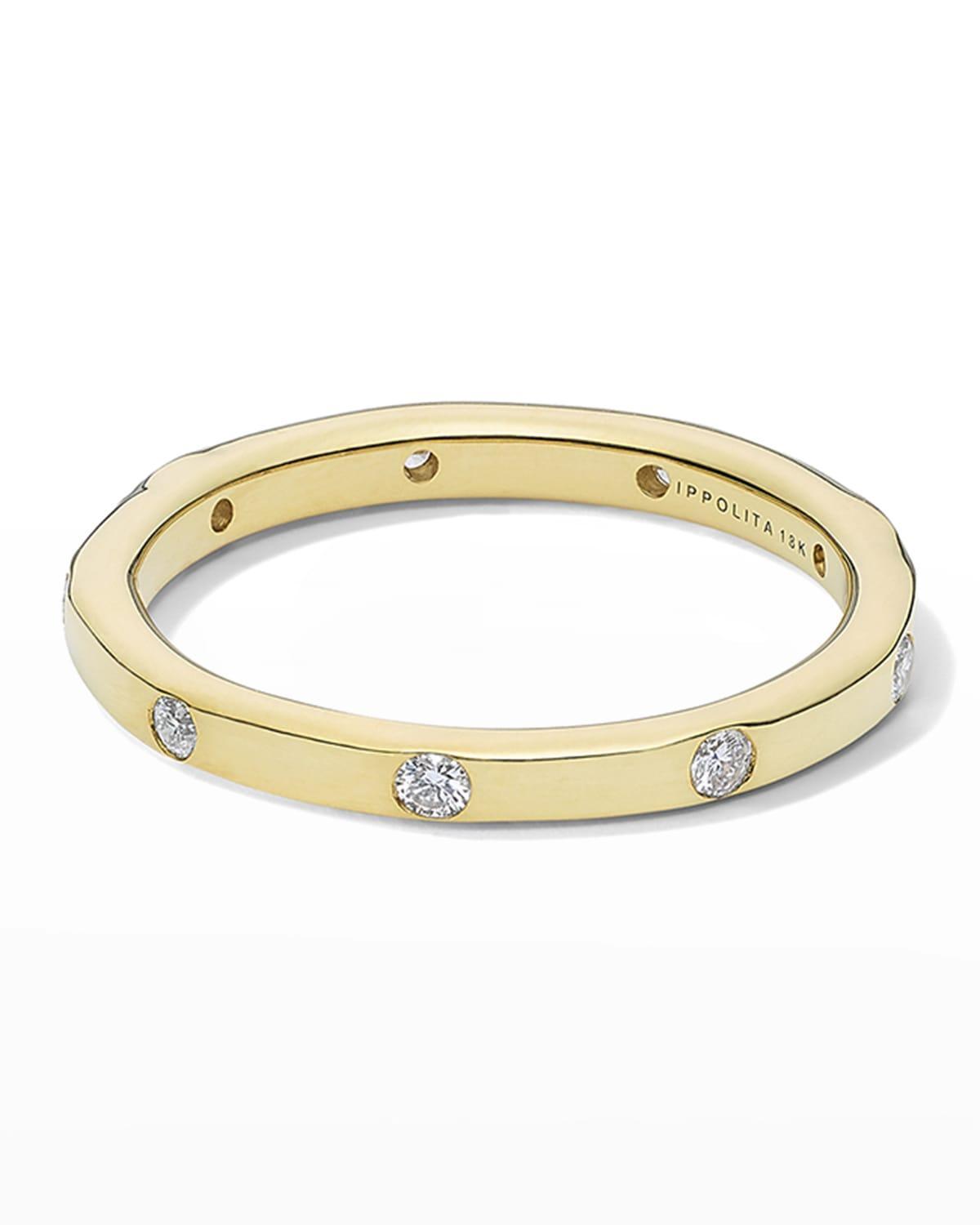 Womens Stardust 18K Yellow Gold & Diamond Ring Product Image