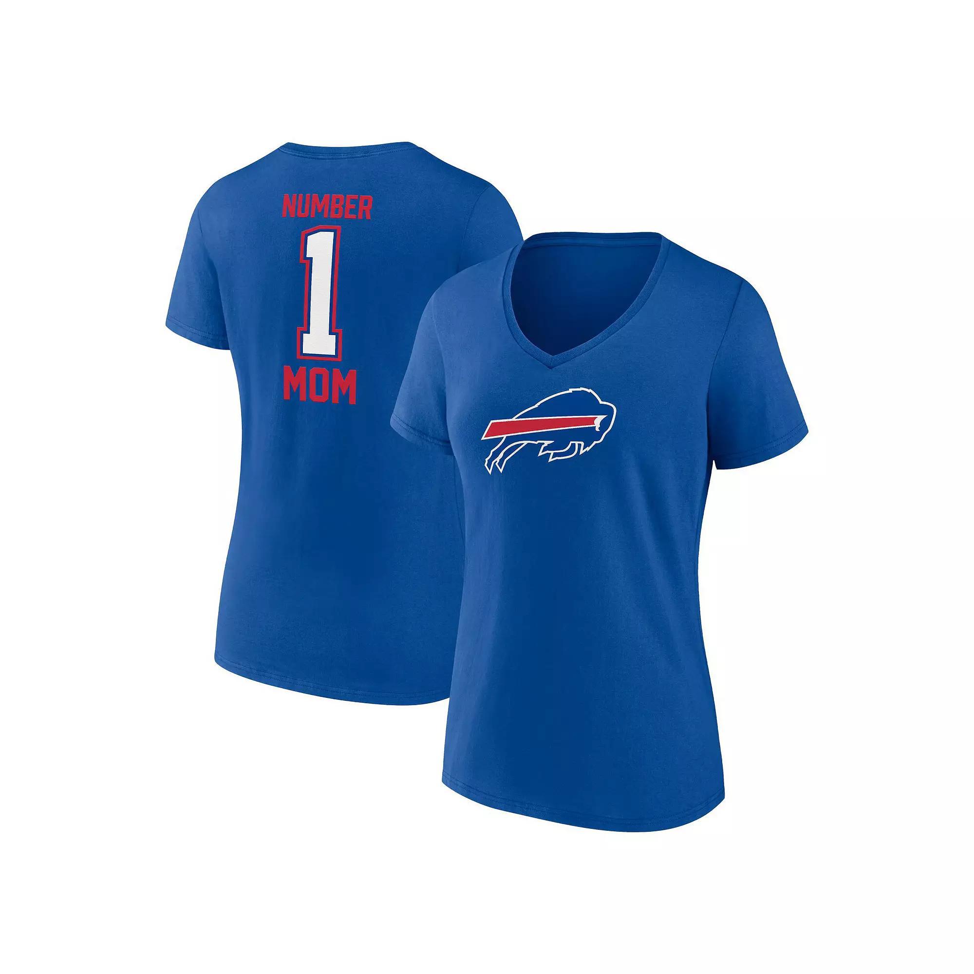 Women's Fanatics Navy New England Patriots Mother's Day V-Neck T-Shirt, Size: Medium, Blue Product Image