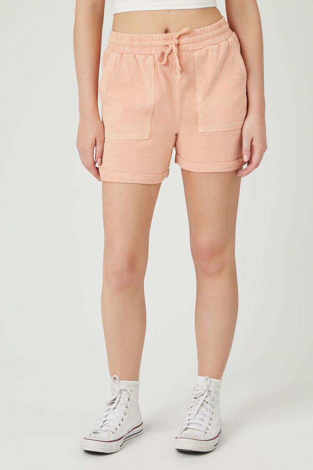 Cuffed Drawstring Pull-On Shorts | Forever 21 Product Image