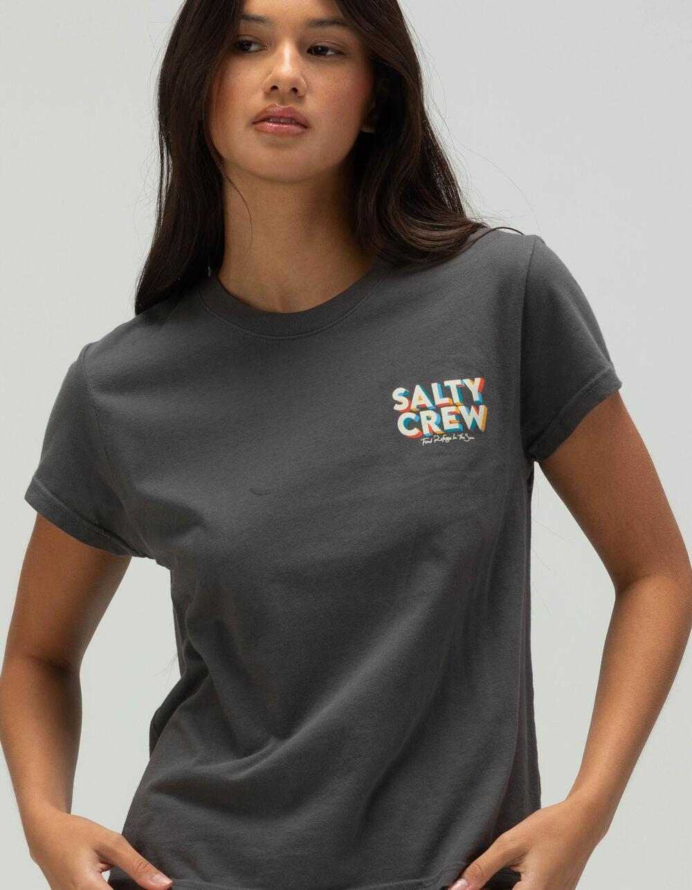 SALTY CREW Jolly Womens Modern Tee - CHARCOAL Product Image