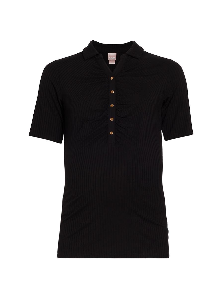 Nom Maternity Calista Ribbed Nursing Top Product Image