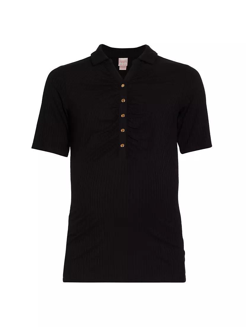 Nom Maternity Calista Ribbed Nursing Top Product Image