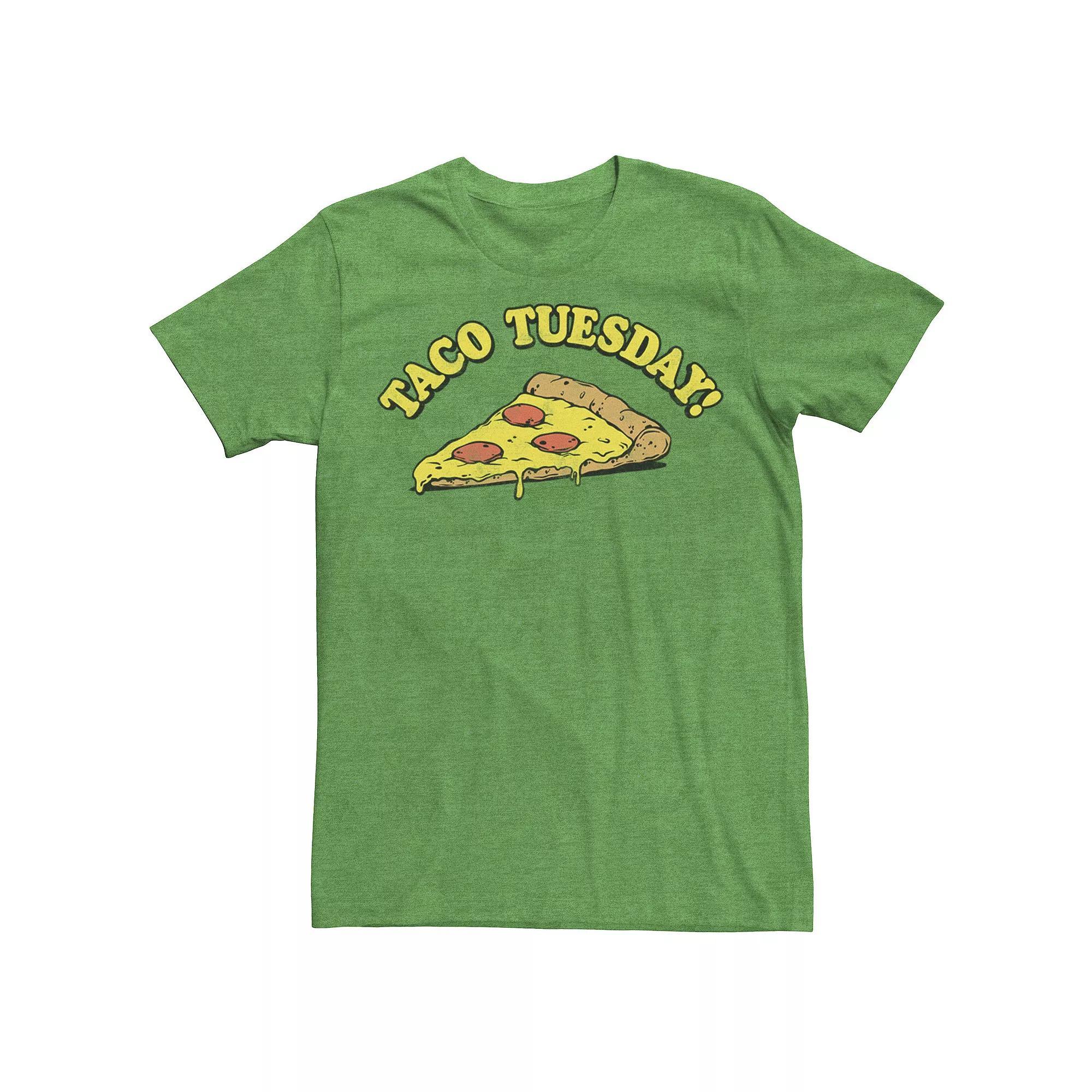 Men's Fifth Sun Taco Tuesday Pizza Tee, Size: Medium, Kelly Grey Product Image