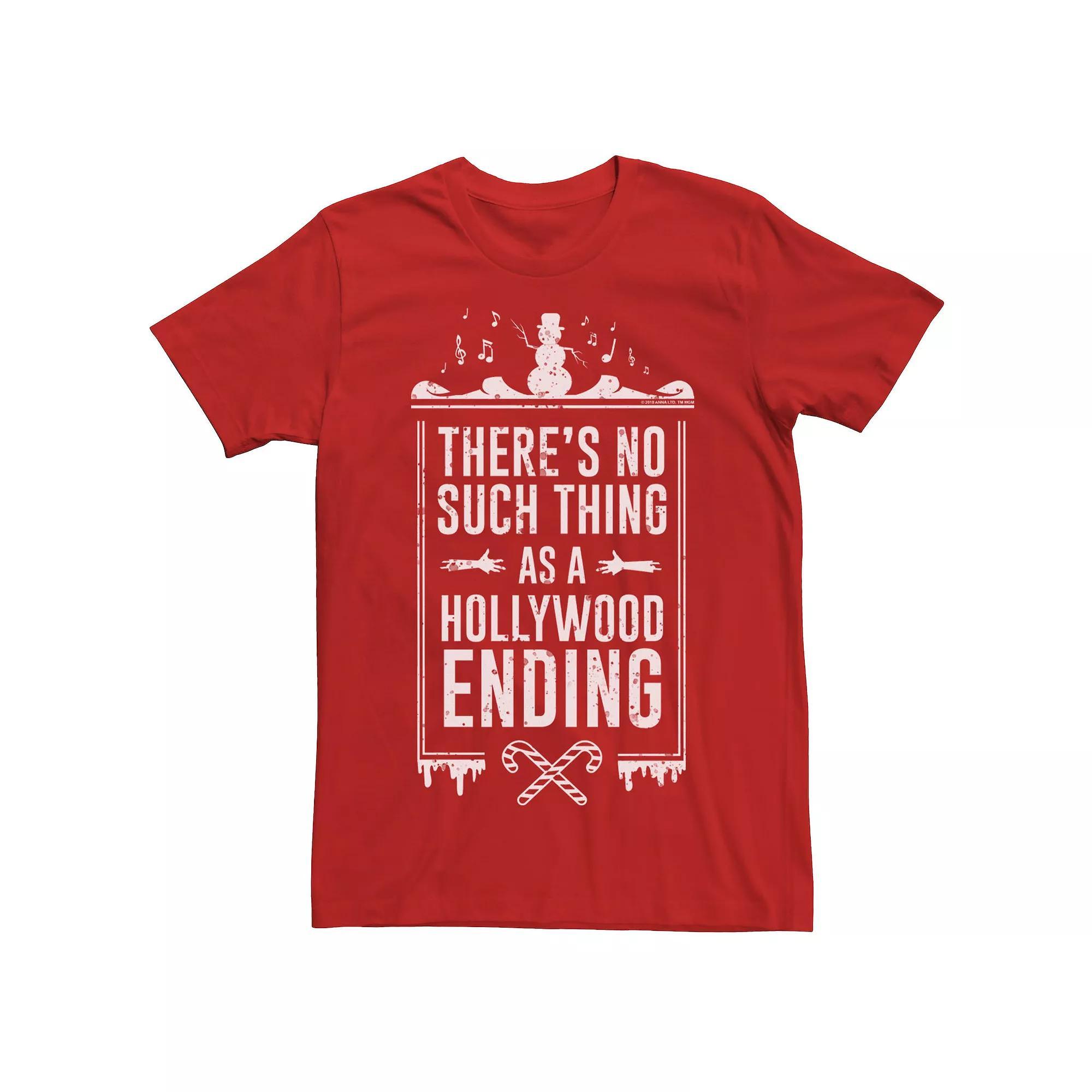Men's Anna and the Apocalypse No Such Thing As A Hollywood Ending Poster Tee, Size: XL, Red Product Image