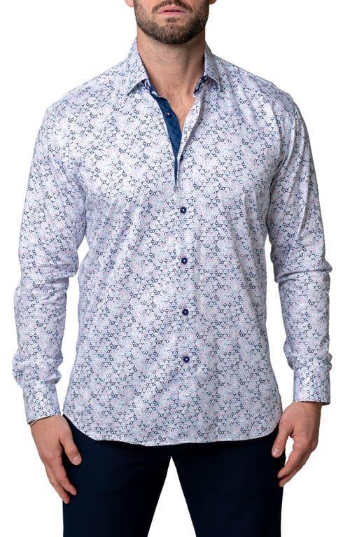 Mens Fibonacci Patterned Sport Shirt Product Image