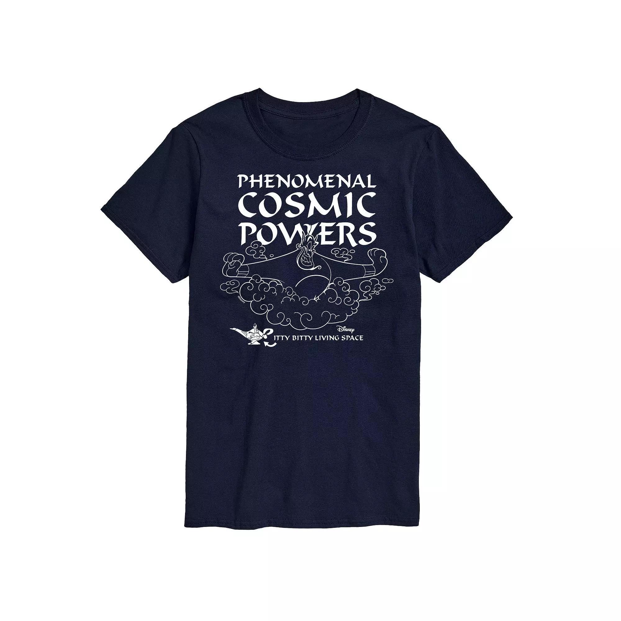Disney Princess Big & Tall Cosmic Powers Graphic Tee, Mens Blue Product Image