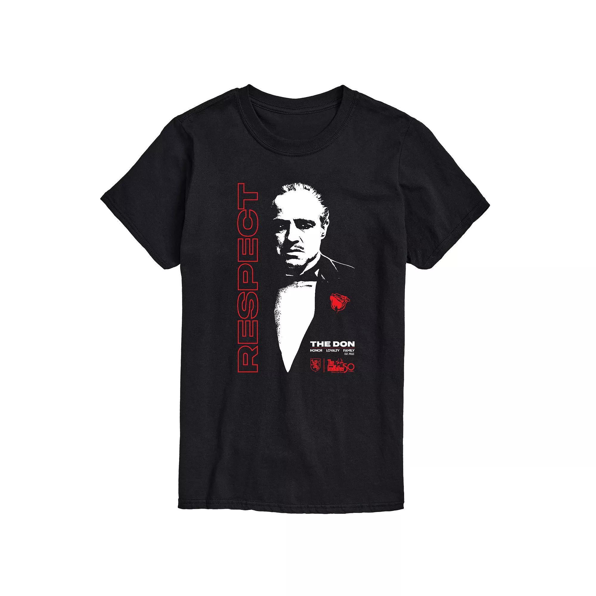 Men's The Godfather Respect Tee, Size: XL, Black Product Image