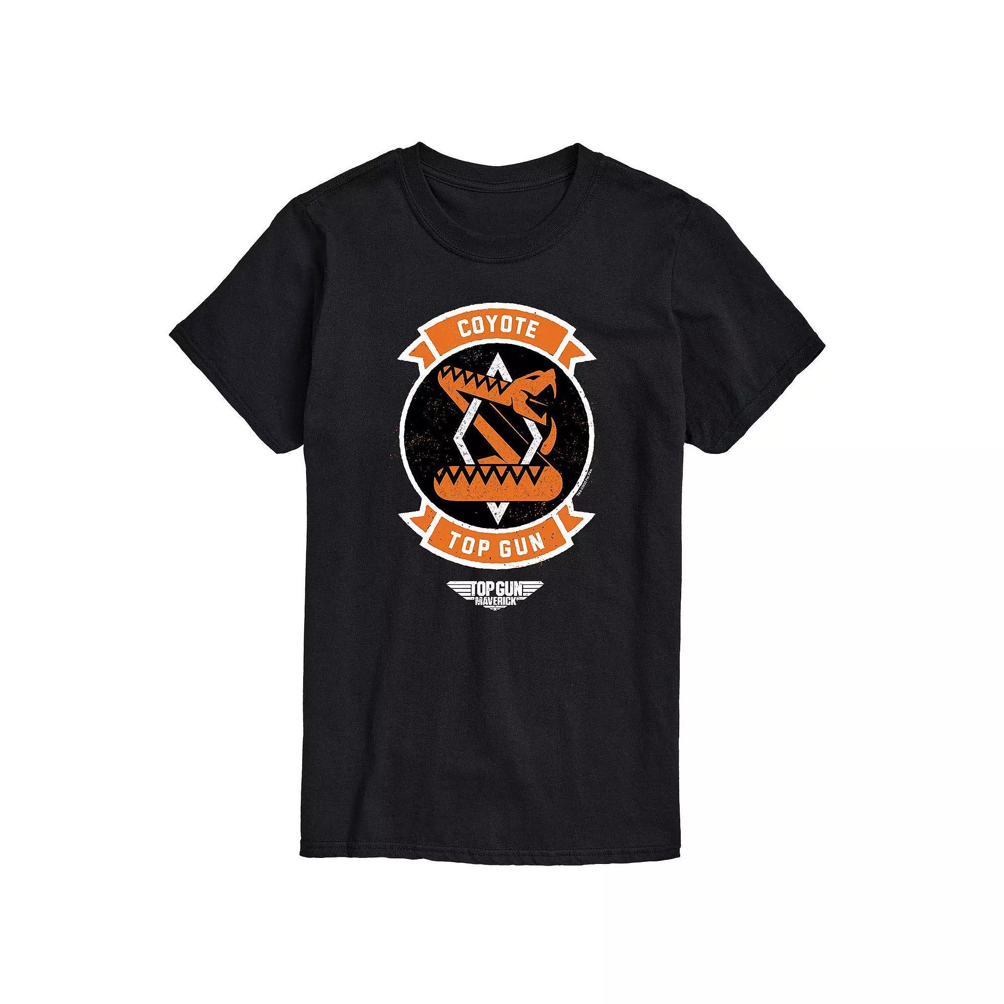 Mens Top Gun Maverick Coyote Badge Tee Product Image