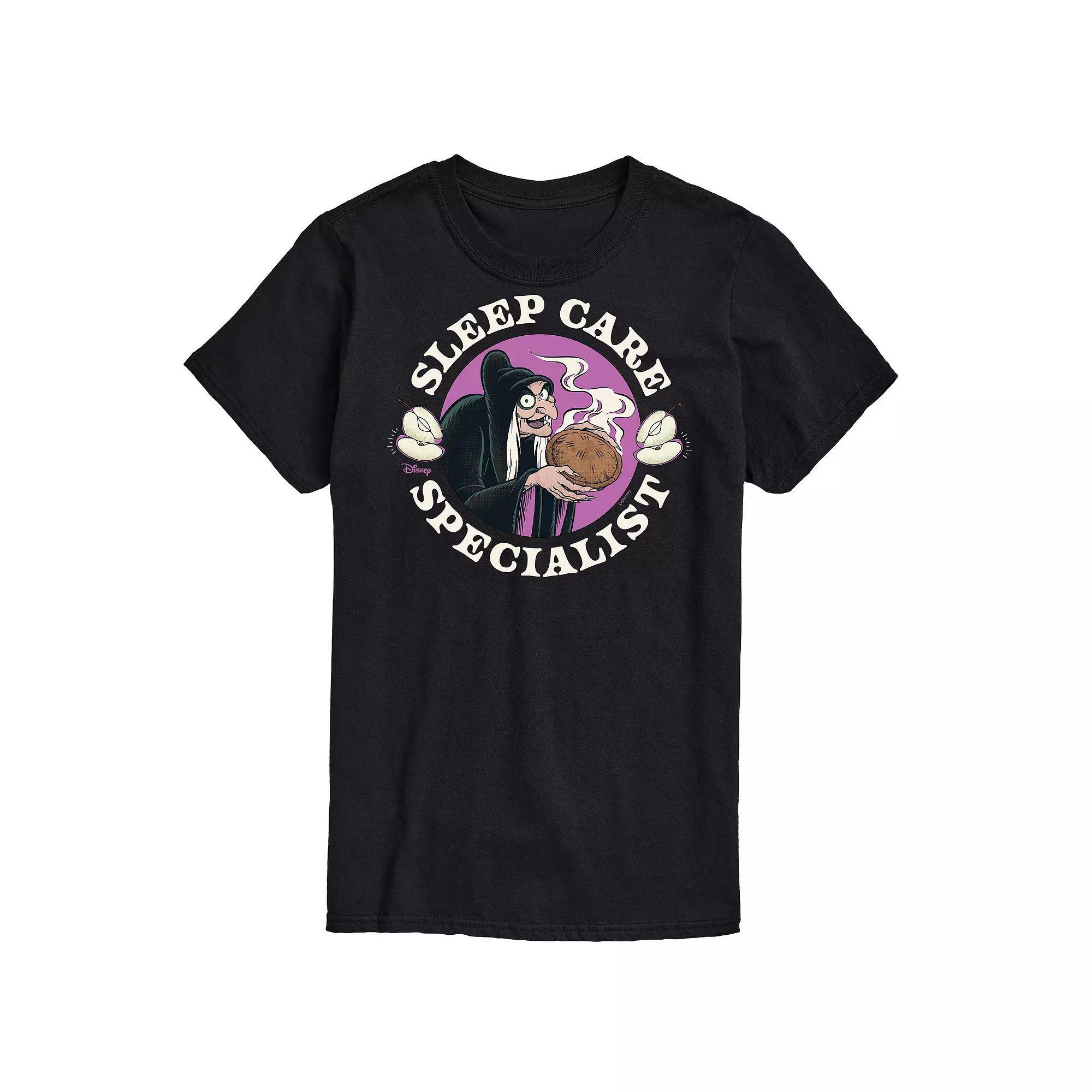 Disney Villains Evil Queen Mens Sleep Care Specialist Graphic Tee Product Image