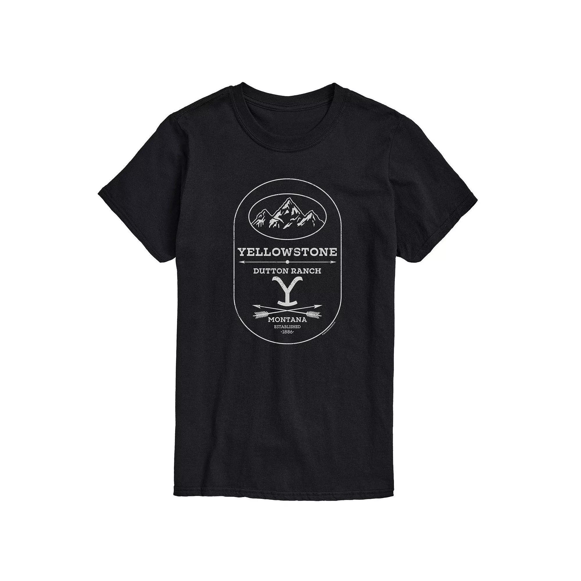 Mens Yellowstone Stone Dutton Tee Product Image