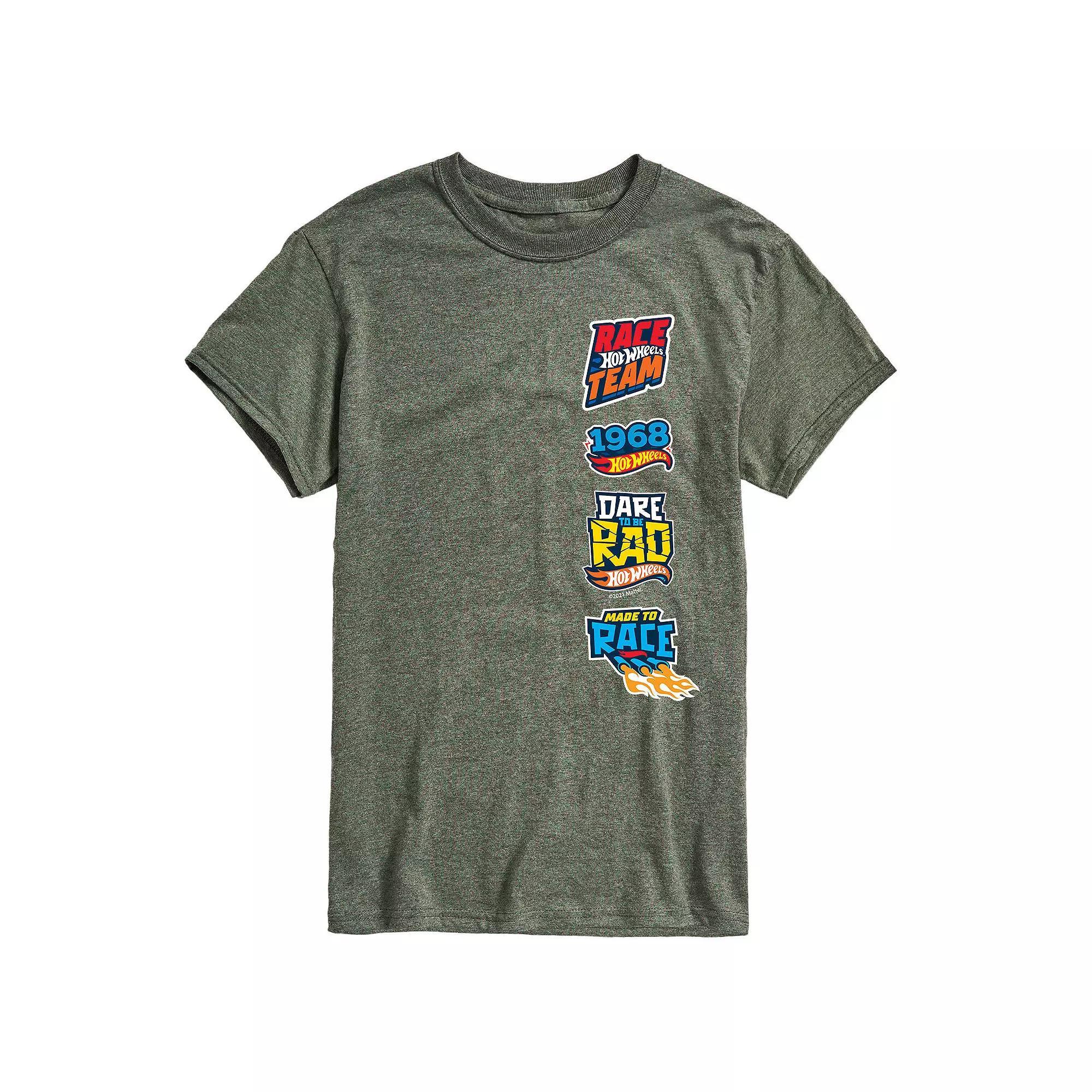 Men's Hot Wheels Badges Tee, Size: Large, Green Product Image