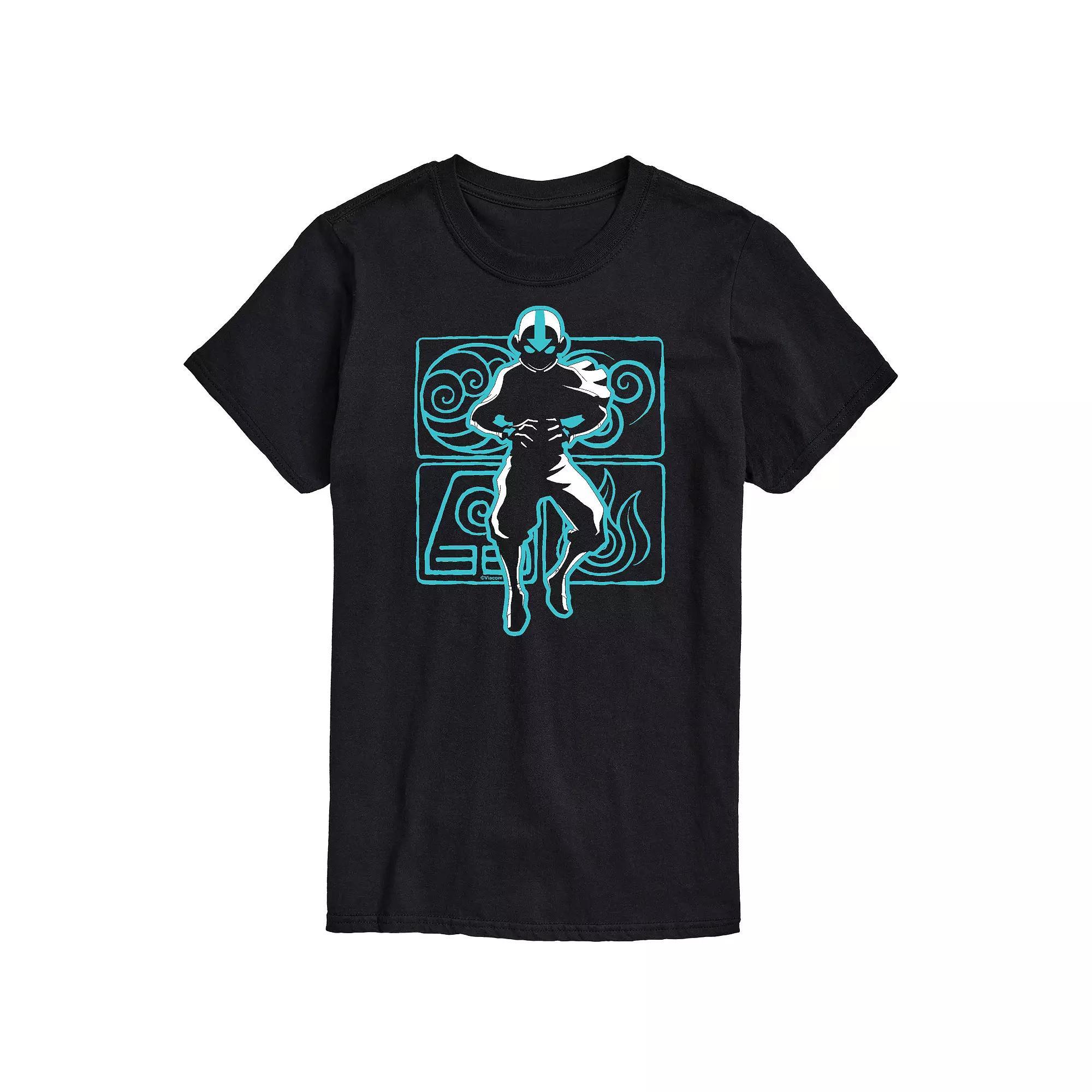 Big & Tall Avatar The Last Airbender AANG Graphic Tee, Mens Product Image