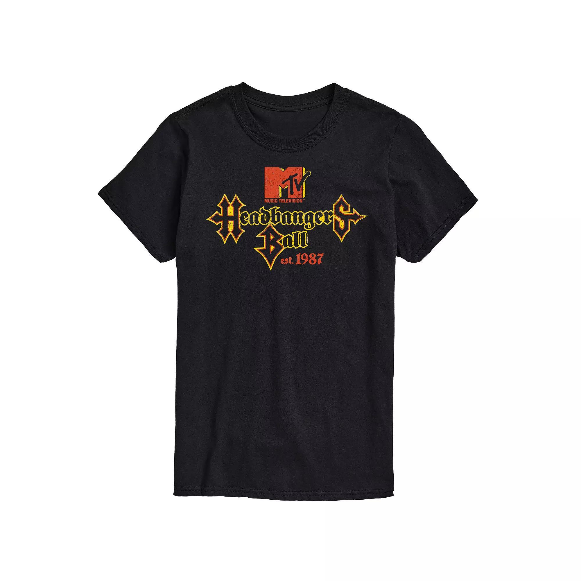 Big & Tall Head Bangers Ball 87 Graphic Tee, Mens Blue Product Image