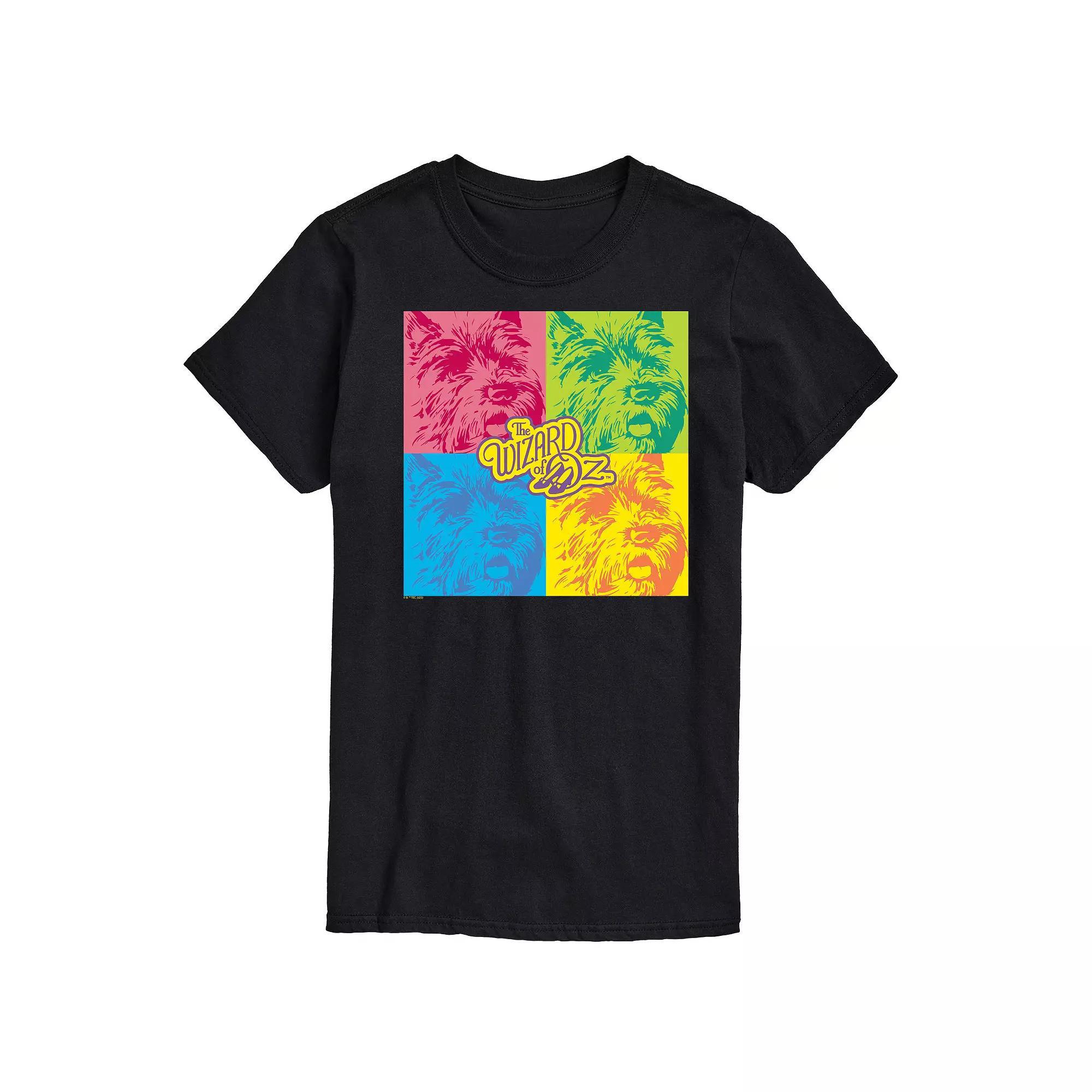 Mens Wizard Of Oz Toto Grid Graphic Tee Product Image